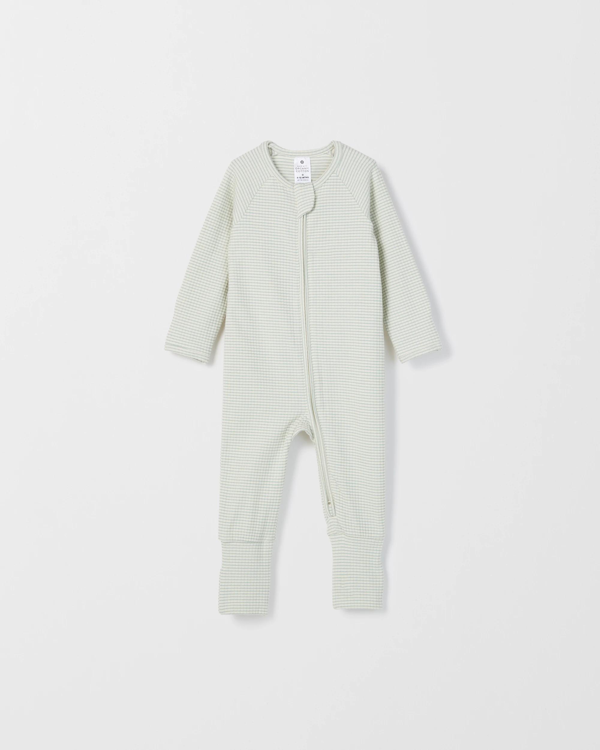 3 Target Baby Organic Cotton 2 Pack Waffle/Rib Zip Elevated Coverall FRUIT SALAD, 3 of 4