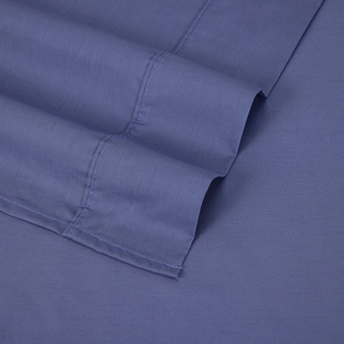 4 180 Thread Count Sheet Set - Queen Bed, Mid Blue, 4 of 7