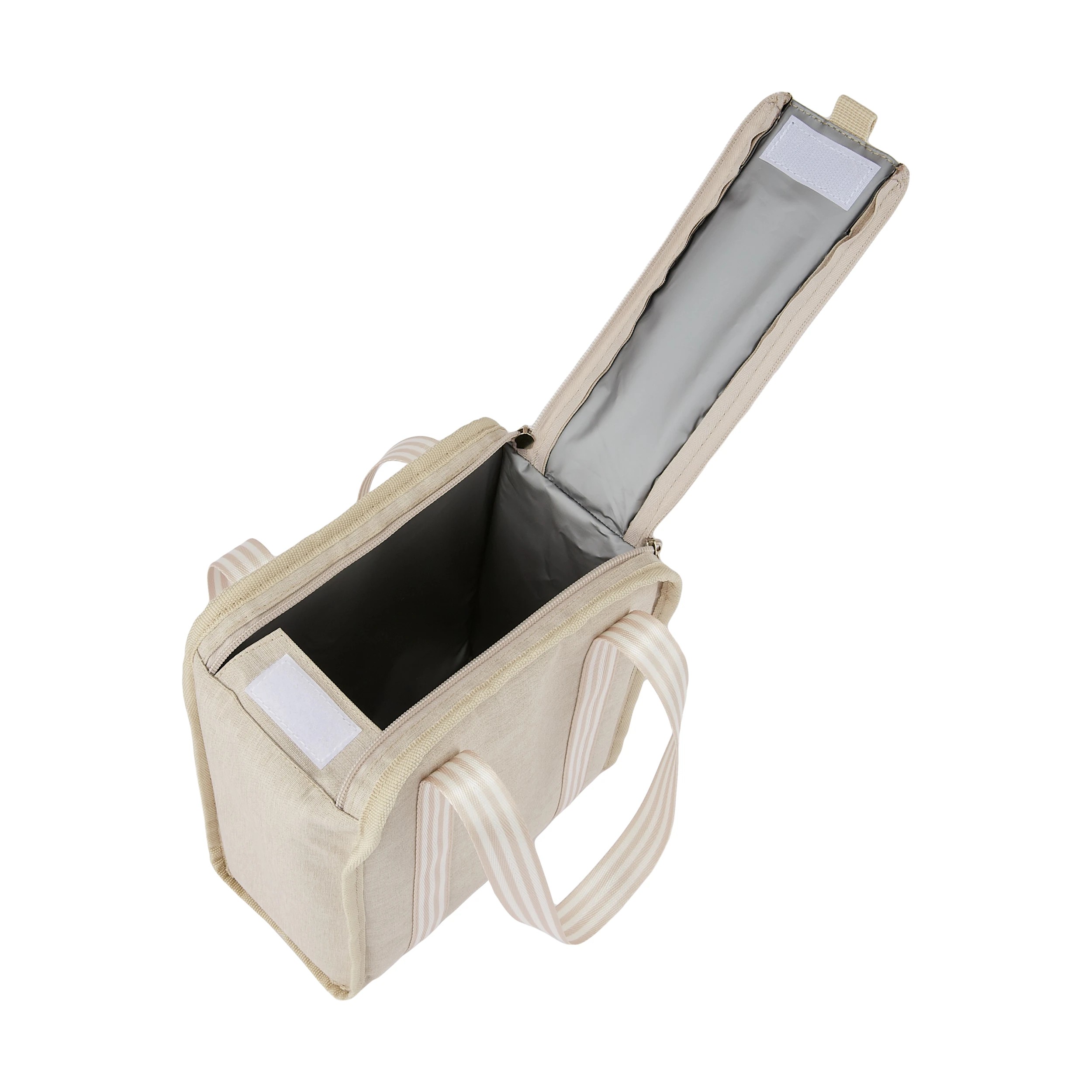 3 Stripe Handle Insulated Lunch Tote Bag, 3 of 4