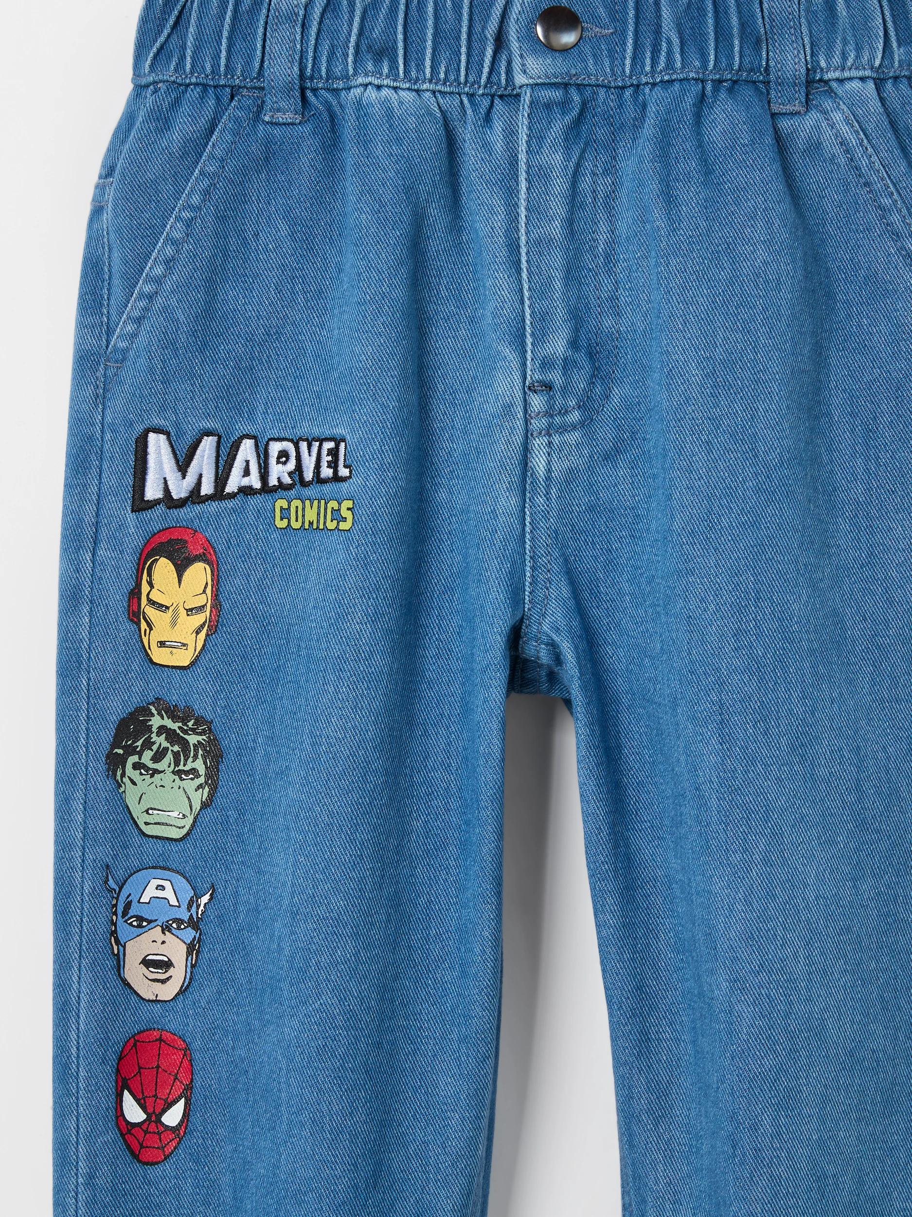 2 Disney Marvel Denim Jeans LIGHT WASH, 2 of 3