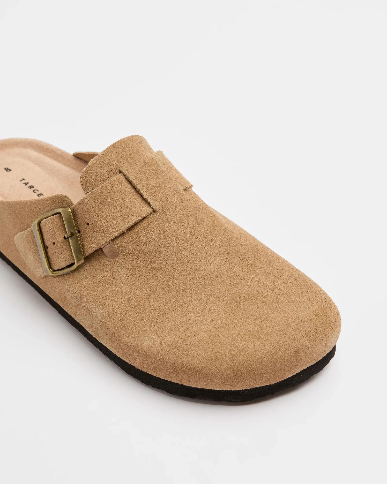 2 Target Mens Leather Moulded Cork Clog - Sondo TAUPE SUEDE, 2 of 4