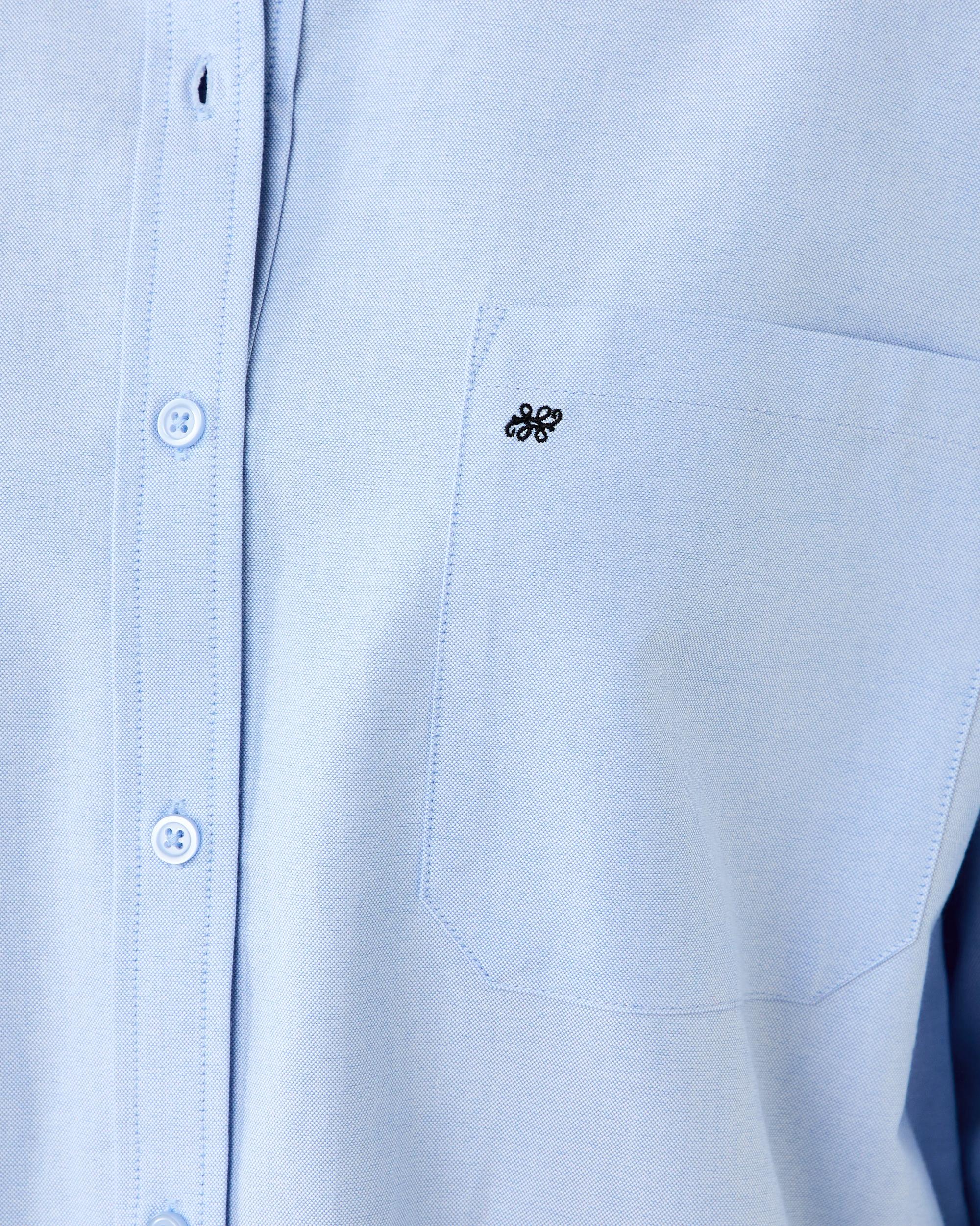 6 Long Sleeve Oxford Shirt Light Blue, 6 of 7