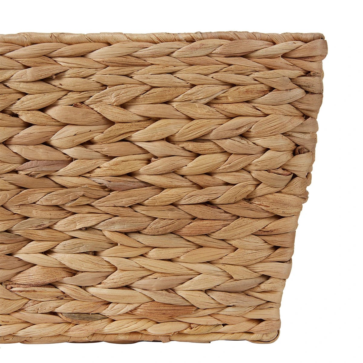 4 Rectangle Narrow Basket with Handles - Brown, 4 of 6