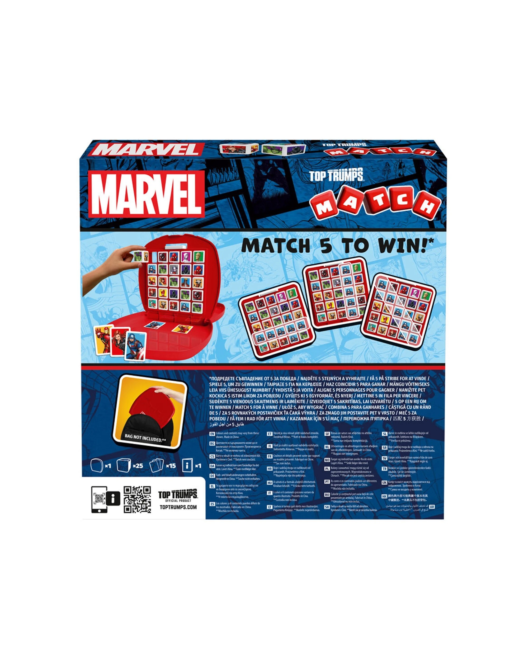 2 TOP TRUMPS Marvel Universe Edition 2025 Refresh Match Card Game - Multi, 2 of 7