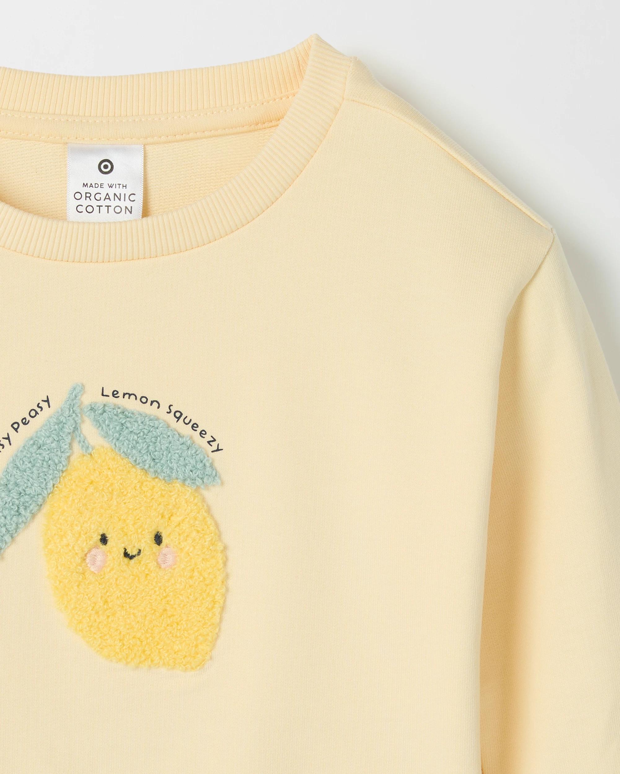 5 Target Baby Organic Cotton Jumper and Shorts Set LEMON, 5 of 6