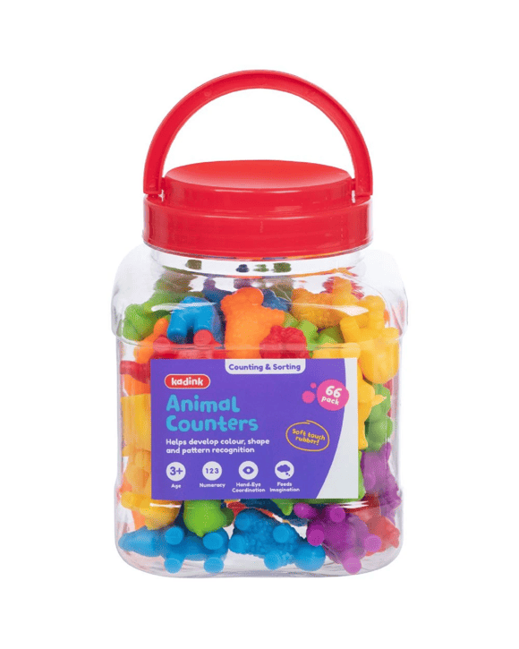 Kadink Animal Counters 66 Pack