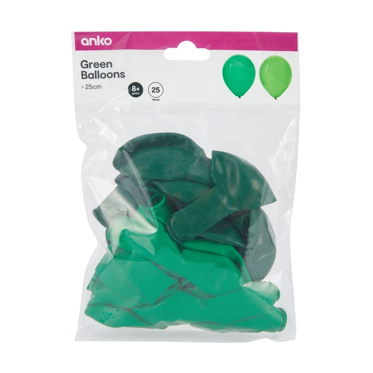 3 25 Piece Balloons - Green, 3 of 3