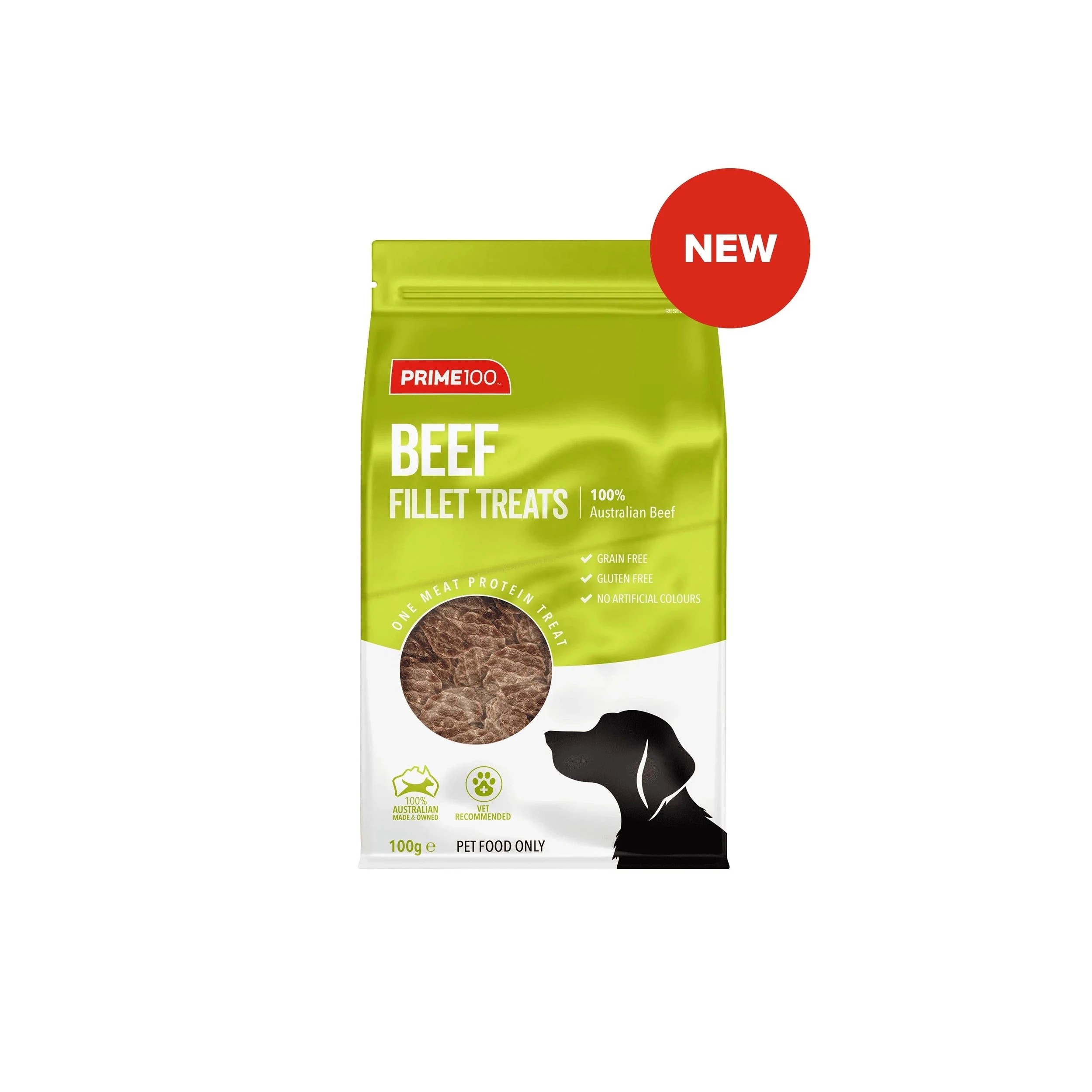 1 Prime100 Fillet Beef Treats 100g, 1 of 2