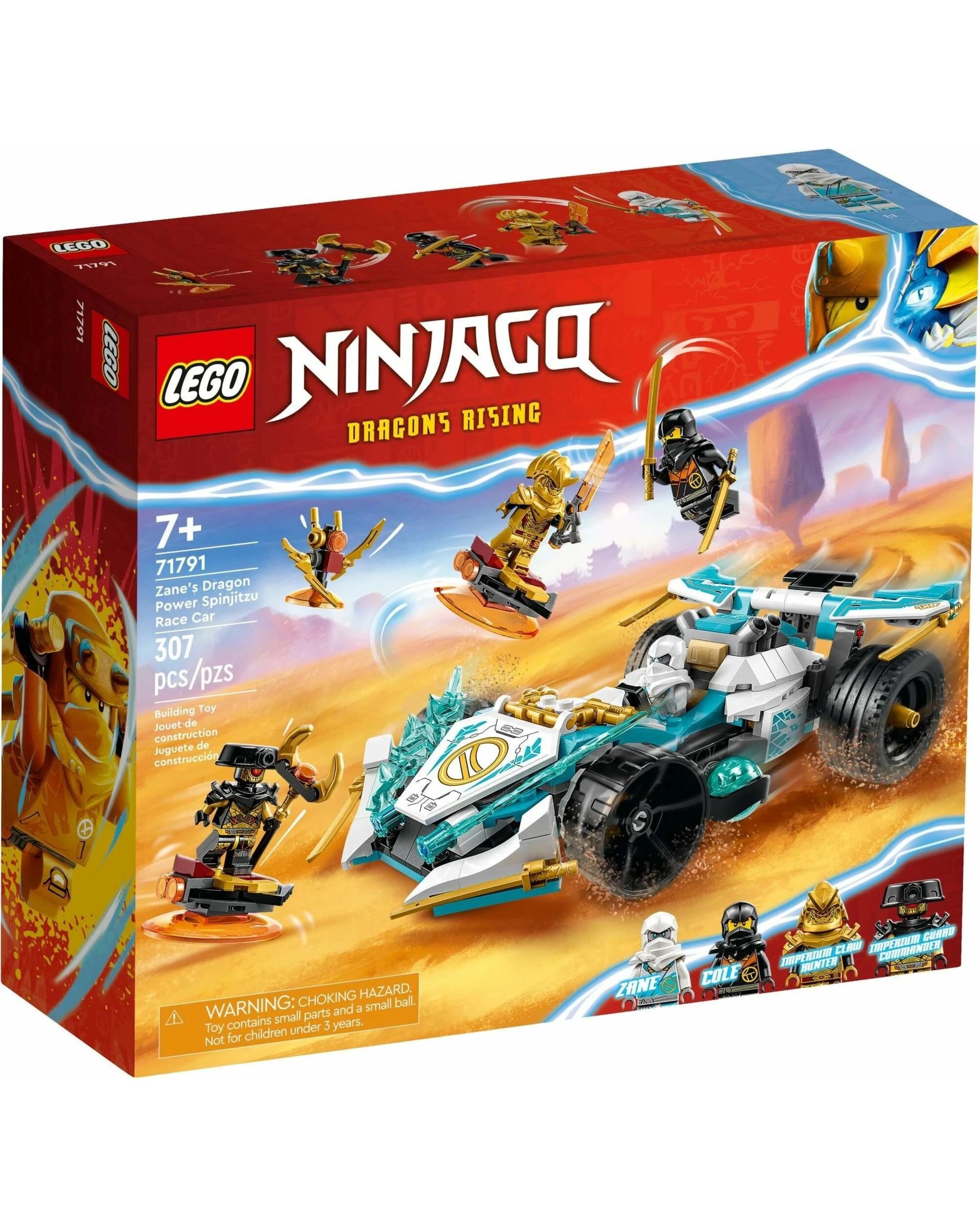1 LEGO Ninjago Series 71791 Zane's Dragon Power Spinjitzu Race Car - Zane, 1 of 5