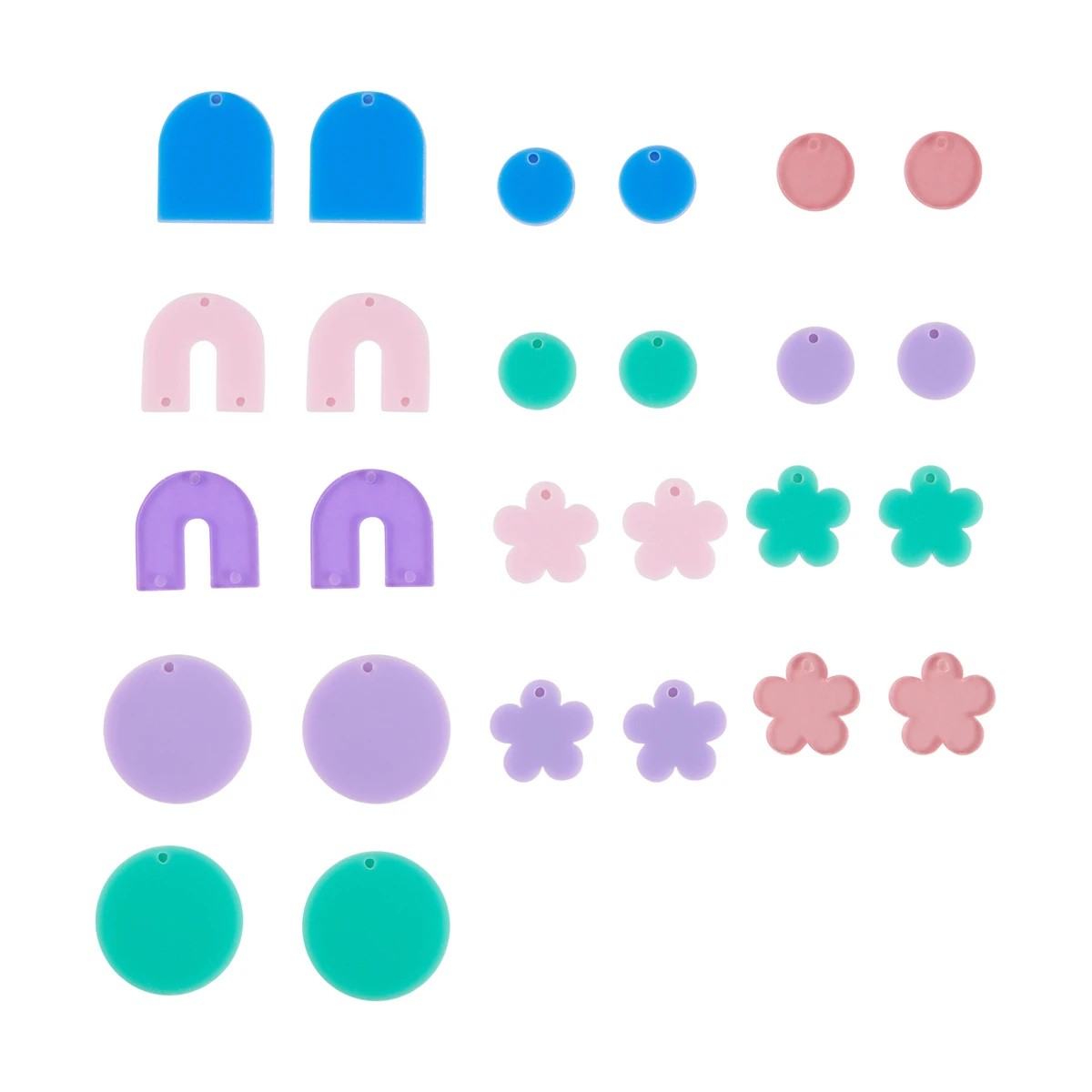1 26 Pack Acrylic Shapes, 1 of 8