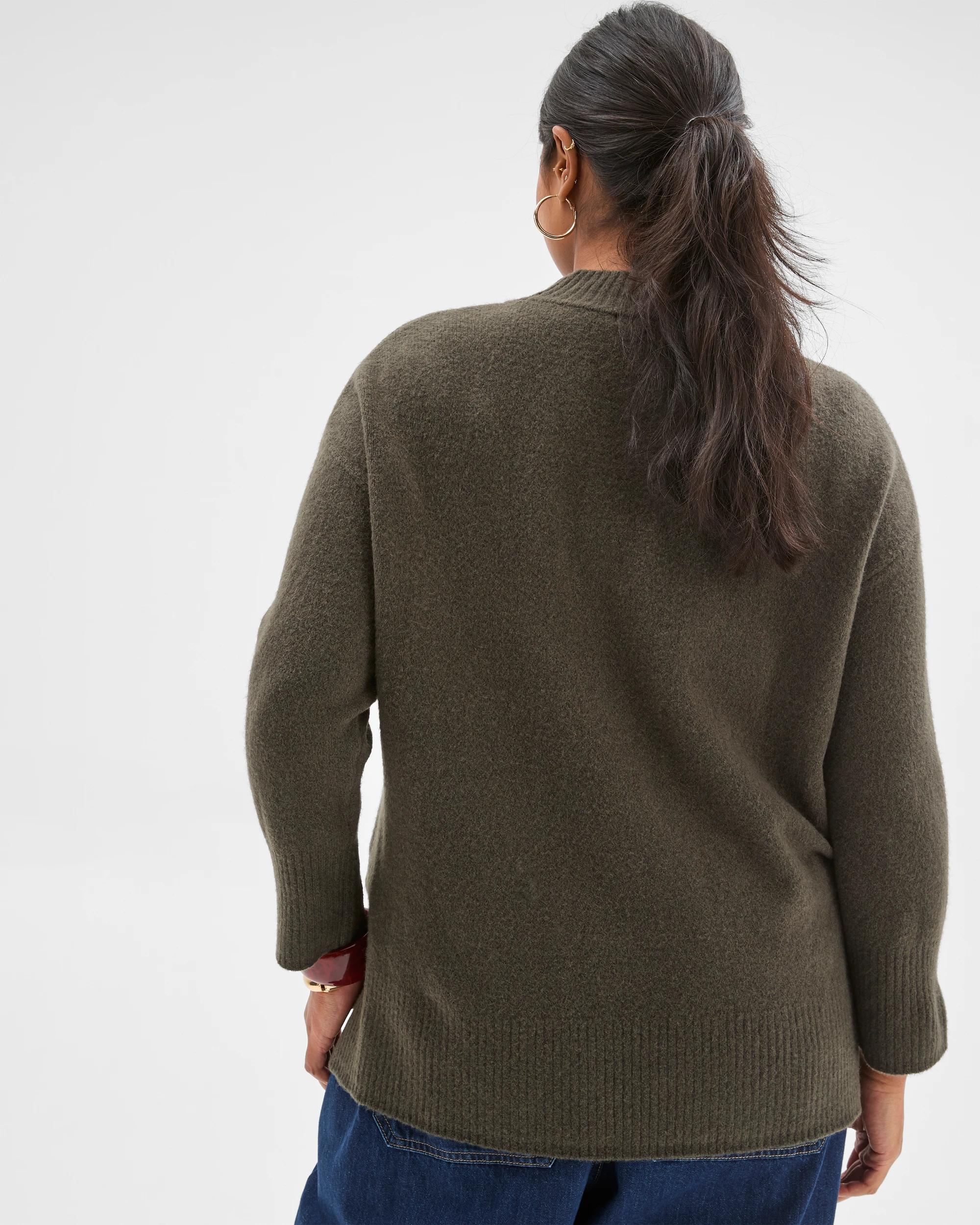 5 Target Curve Plus Size Super Soft Jumper OREGANO, 5 of 5