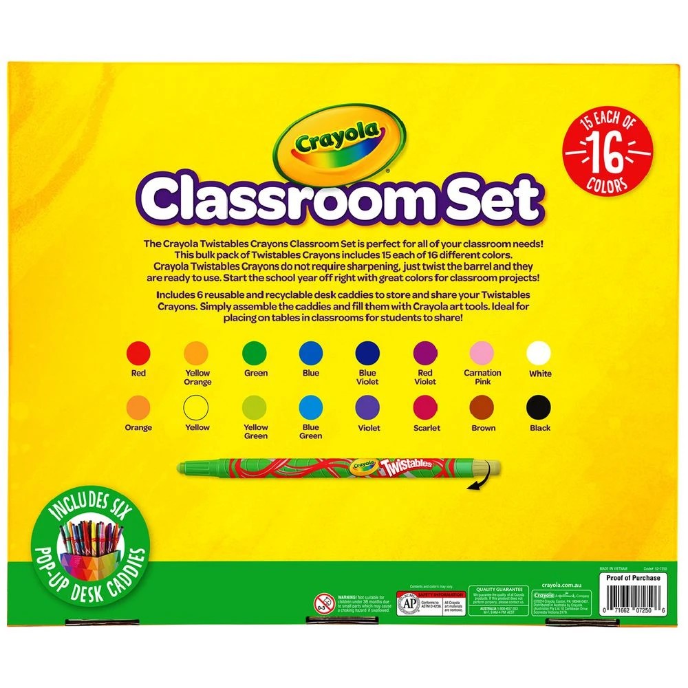 4 Crayola Twist Crayon Classroom Pack 240 Pieces, 4 of 4