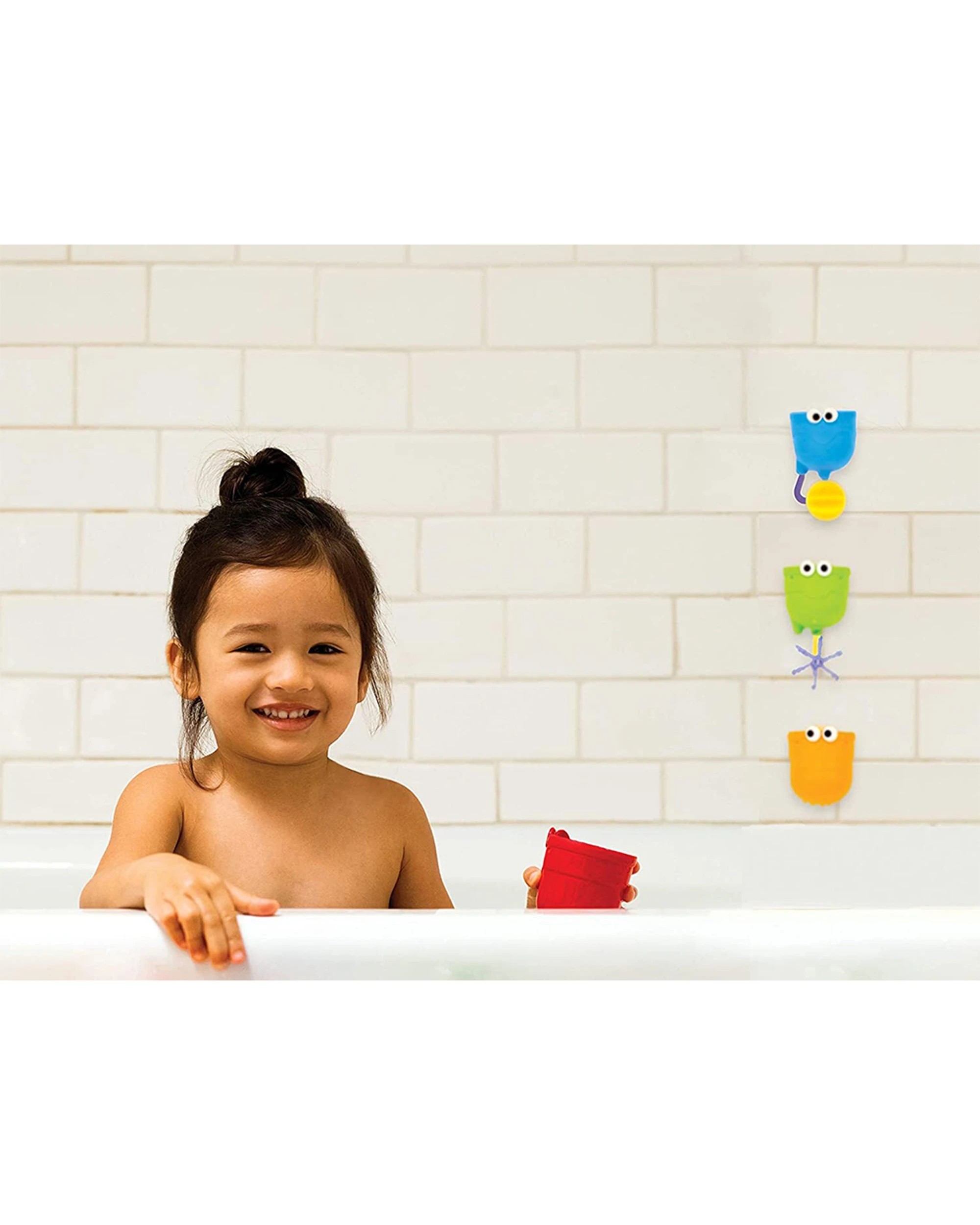 3 Munchkin Falls Baby Toddler Bath Water Cup Toy With Suction Cups 12 Months - Multi, 3 of 7