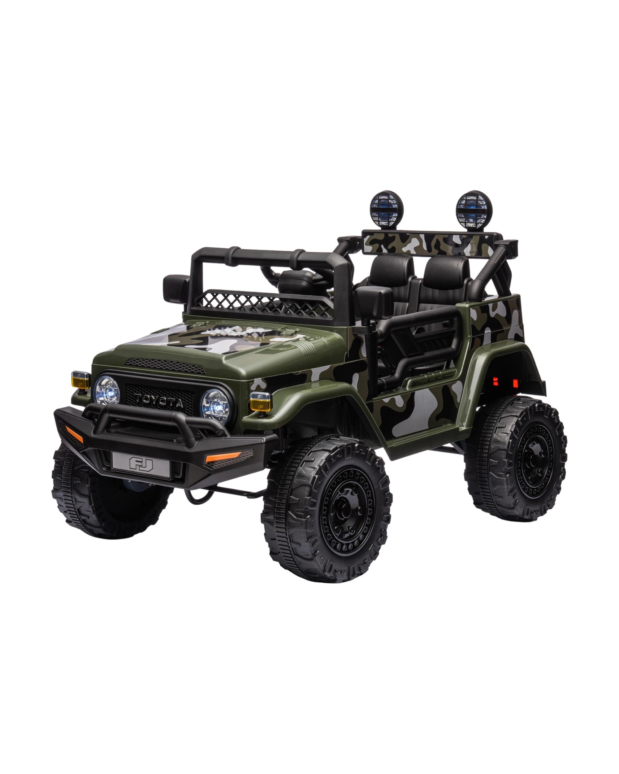 1 Kahuna Authorised Toyota FJ Cruiser Kids Electric Ride On Car - Green, 1 of 10