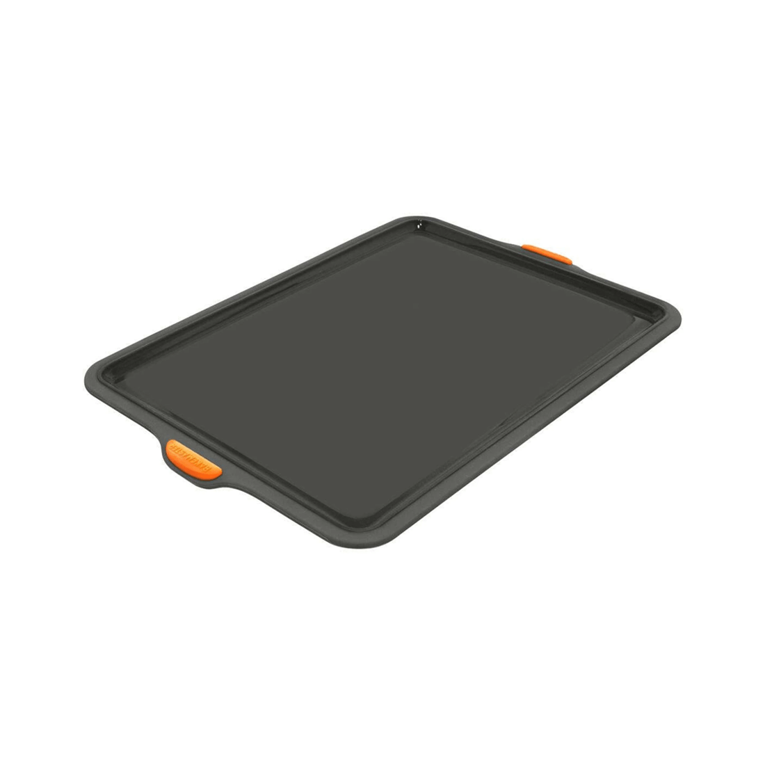 1 Bakemaster Silicone Baking Tray 38x27cm Non-stick Oven Safe Ergonomic Grip
 - Grey, 1 of 3