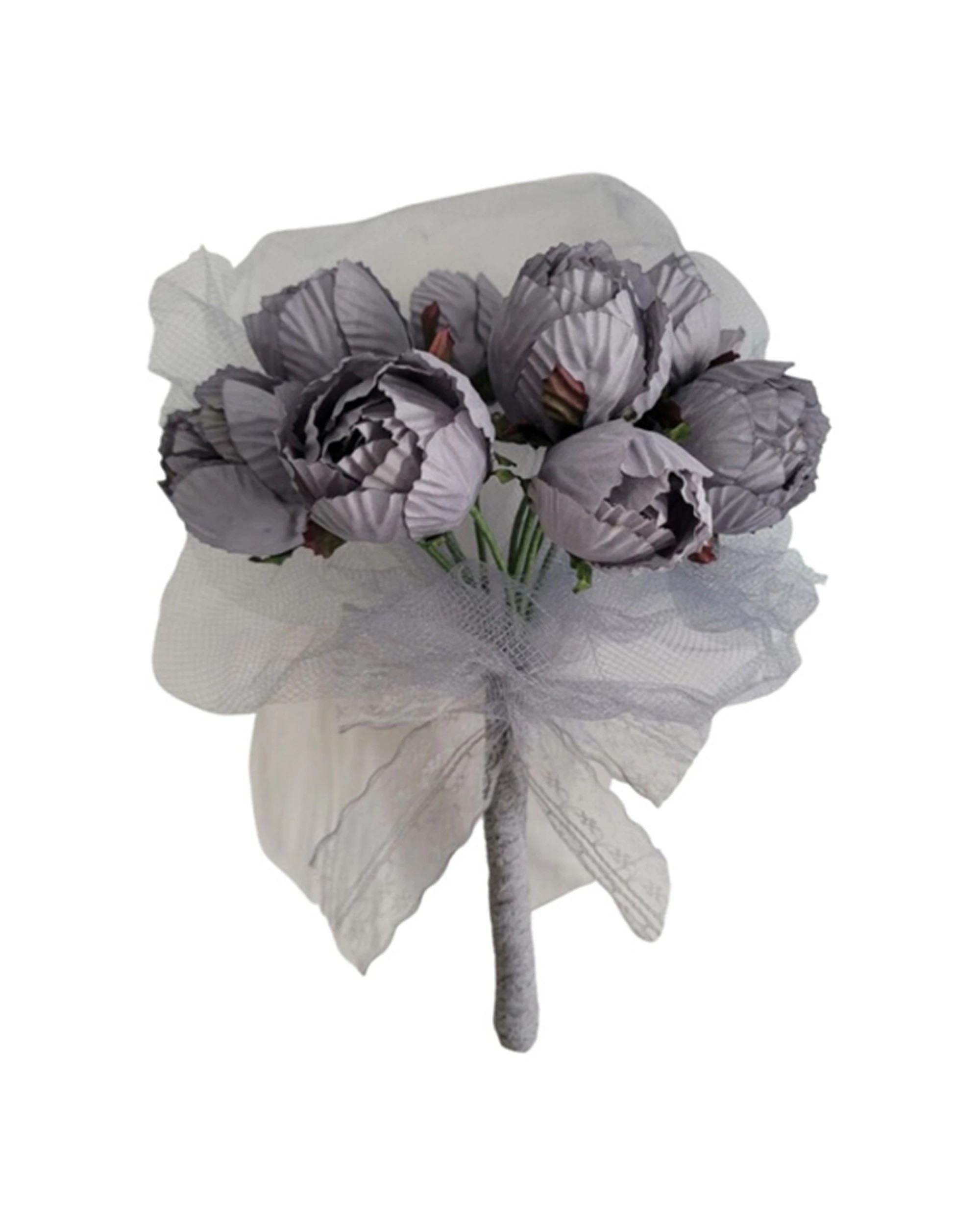 1 Corpse Bride Bouquet Kids Children Halloween Party Accessory - Grey, 1 of 3
