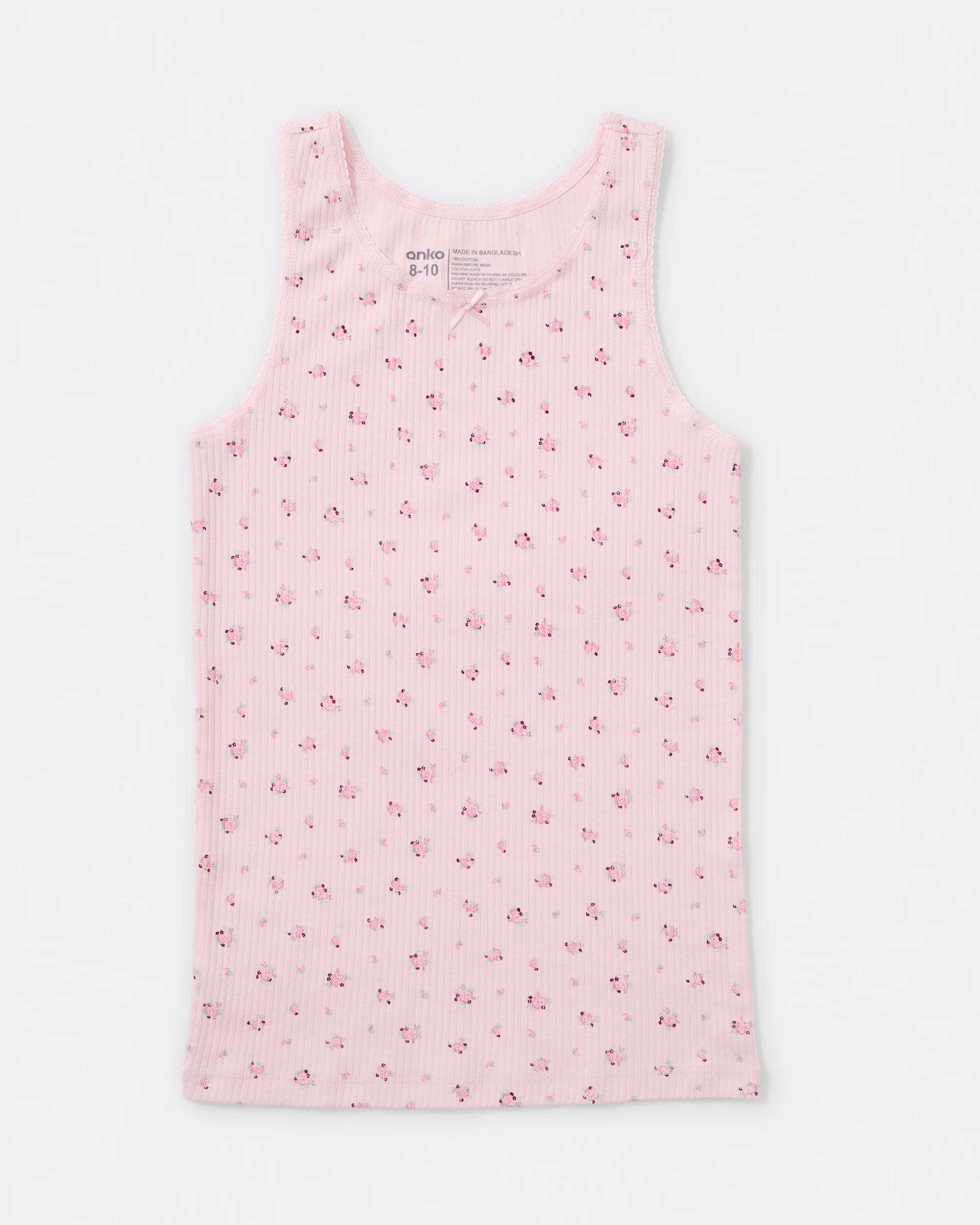 5 3 Pack Ribbed Singlets Bge Singlt, 5 of 6