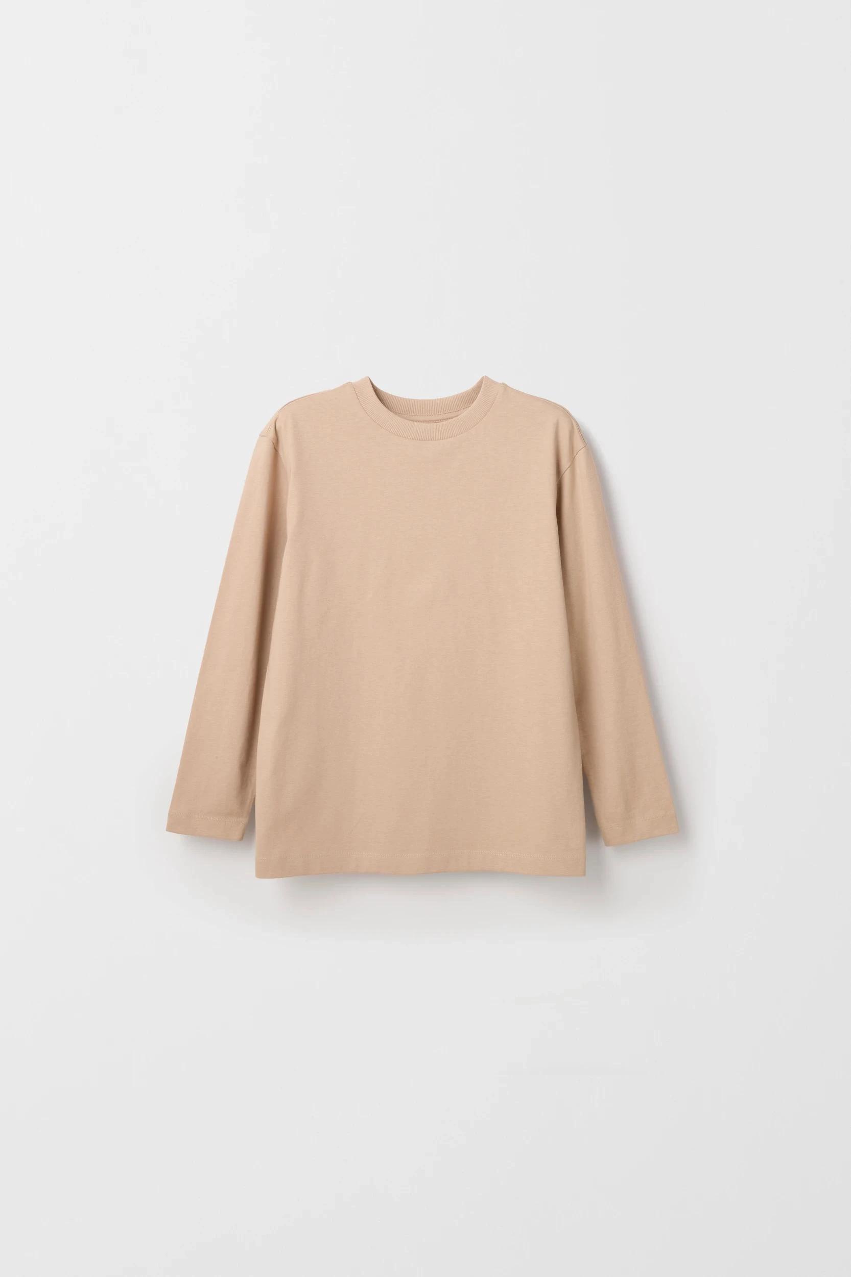 2 Target Kids Australian Cotton 2 Pack Long Sleeve T-Shirt GREEN/LIGHT MOCHA, 2 of 4