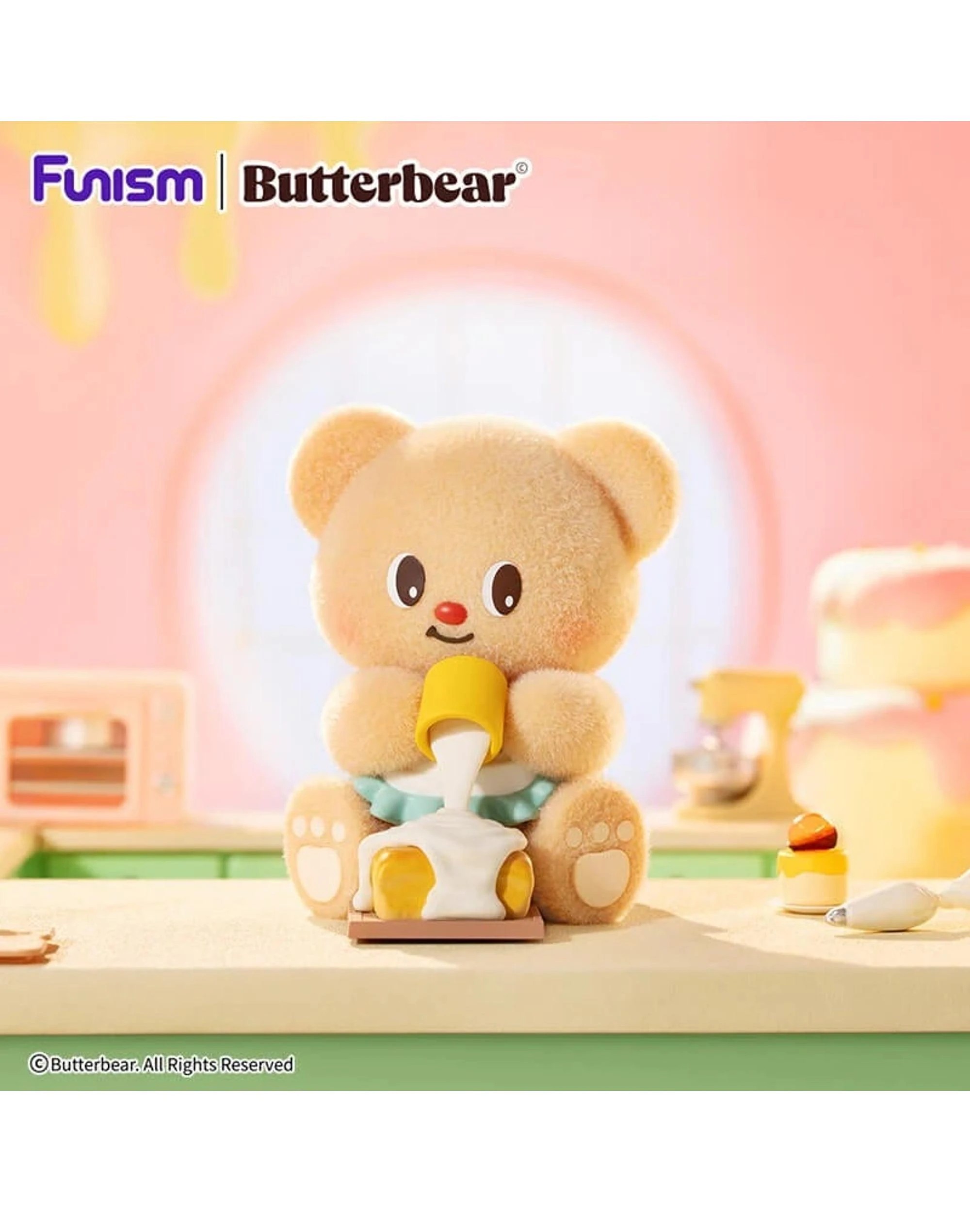 8 Funism Butterbear My Buttery Bakery Series Figures Blind Box, 8 of 10