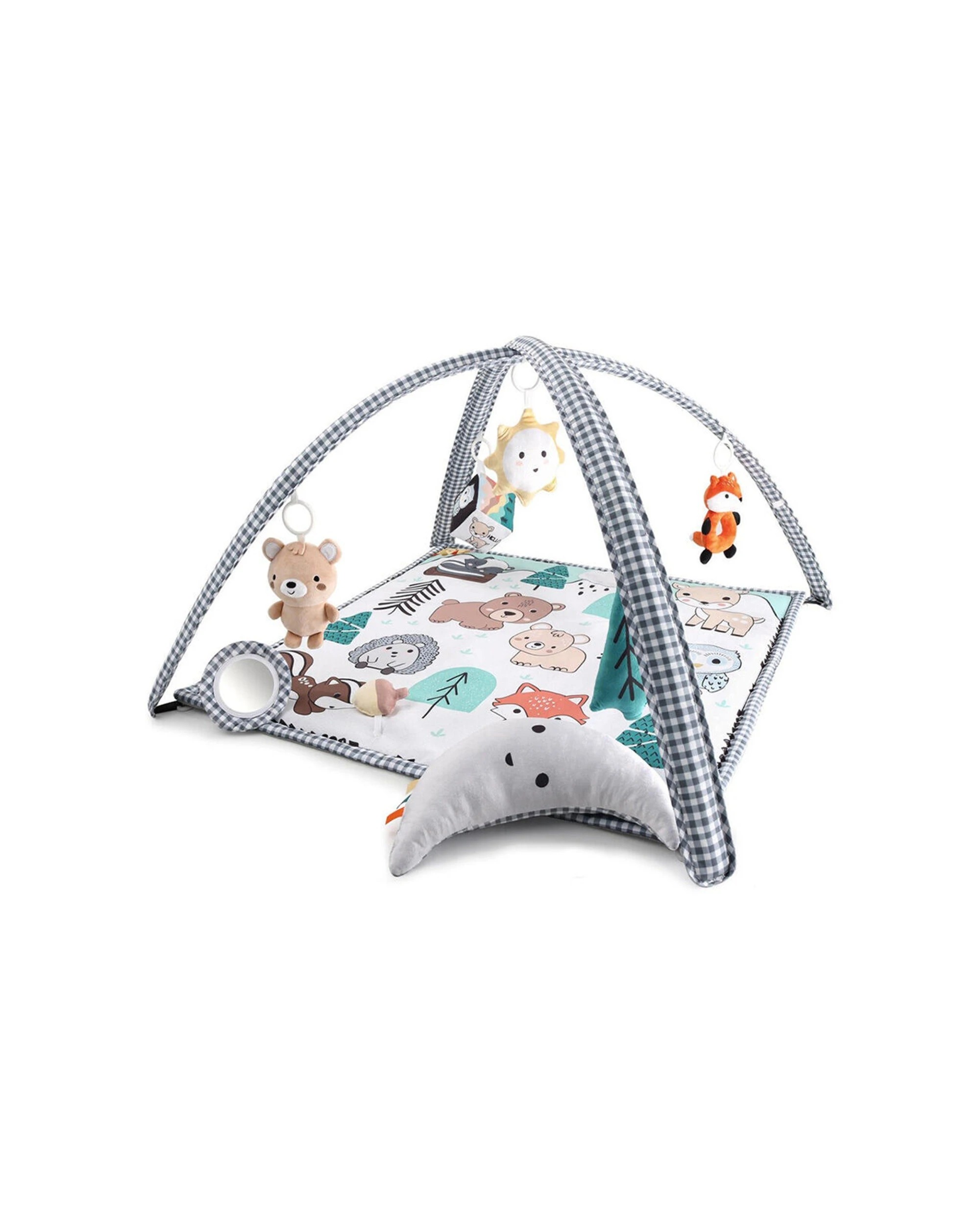 1 The Peanutshell Woodland 7-in-1 Baby Activity Gym And Play Mat For Infants 0y+
 - Multi, 1 of 1