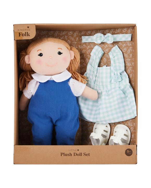 Kindred Folk Little Plush Doll Set - Alice