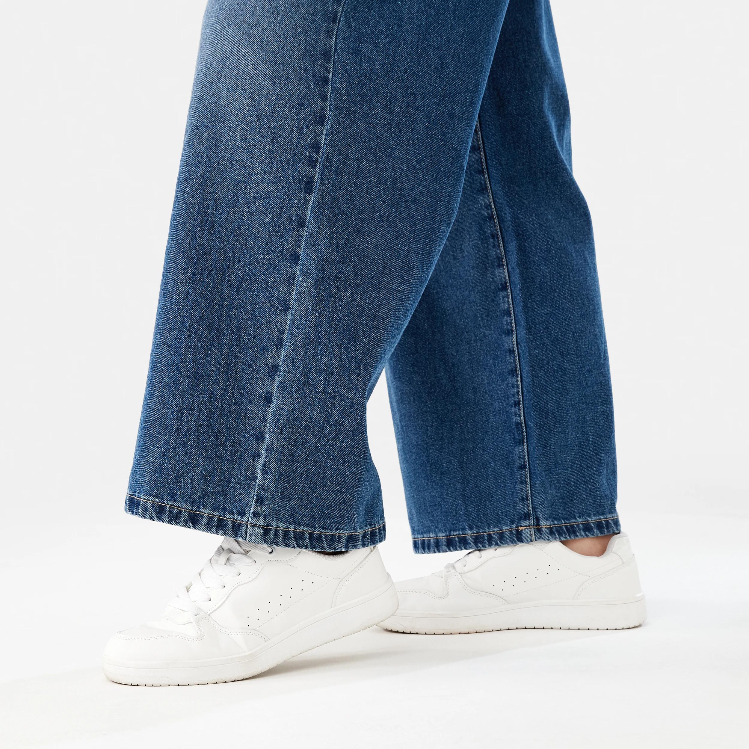 9 Wide Leg Jeans MID WASH, 9 of 10