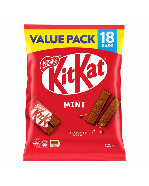 Nestle Kitkat Milk Chocolate Value Share Pack 18 Pieces