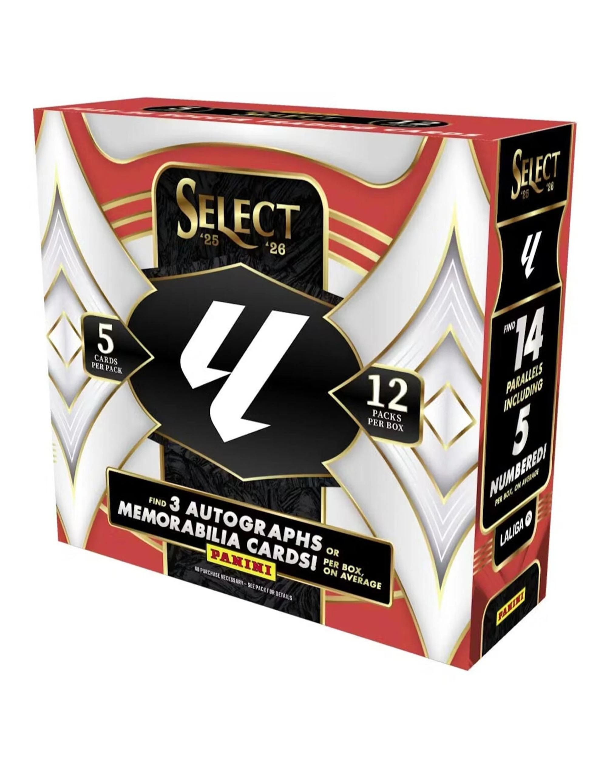 1 Panini Select 2025/2026 La Liga Soccer Hobby Box, 1 of 9