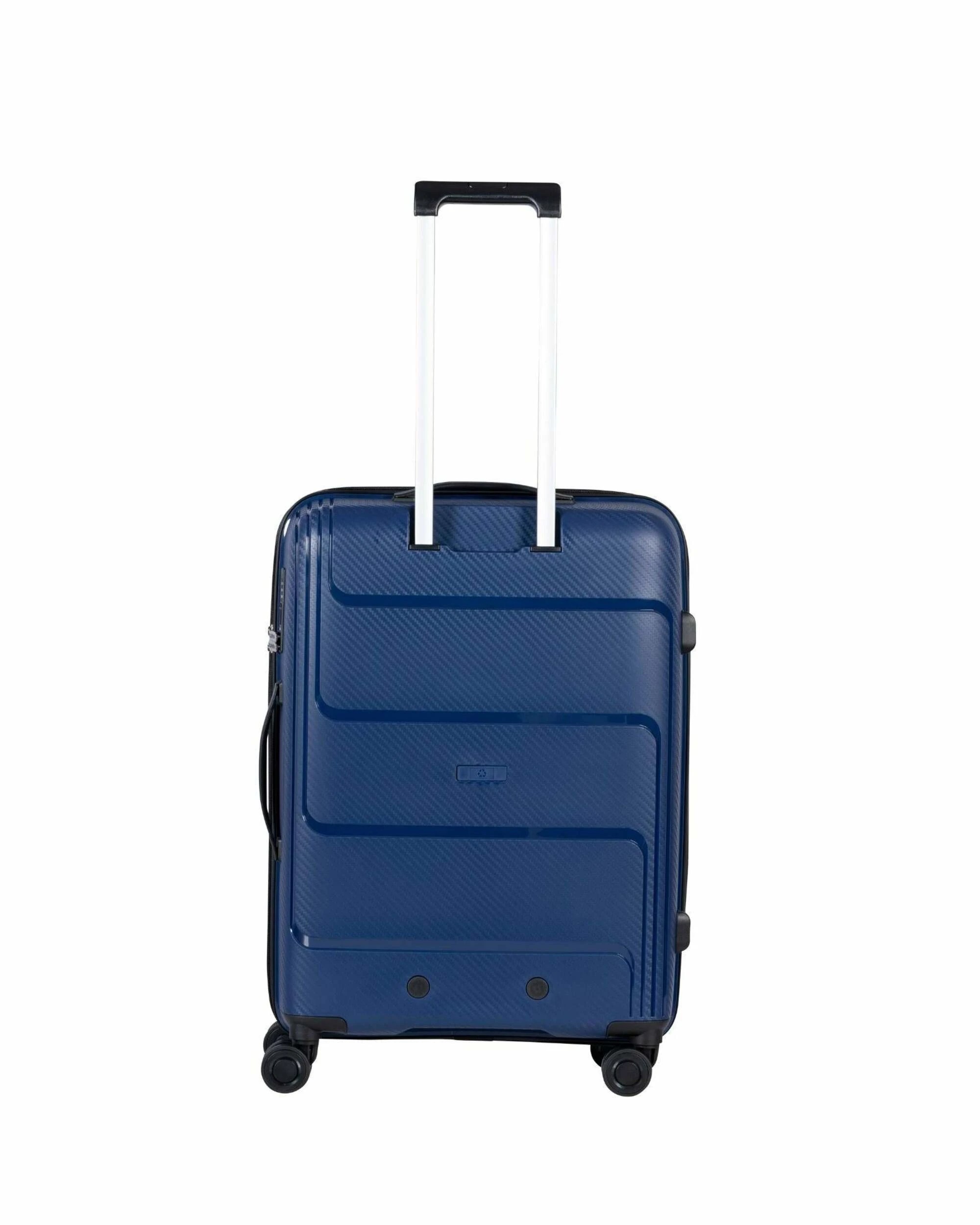 4 Delphin Verona Hardside 2-Piece Spinner Luggage Set - Medium & Carry-On - Blue, 4 of 5