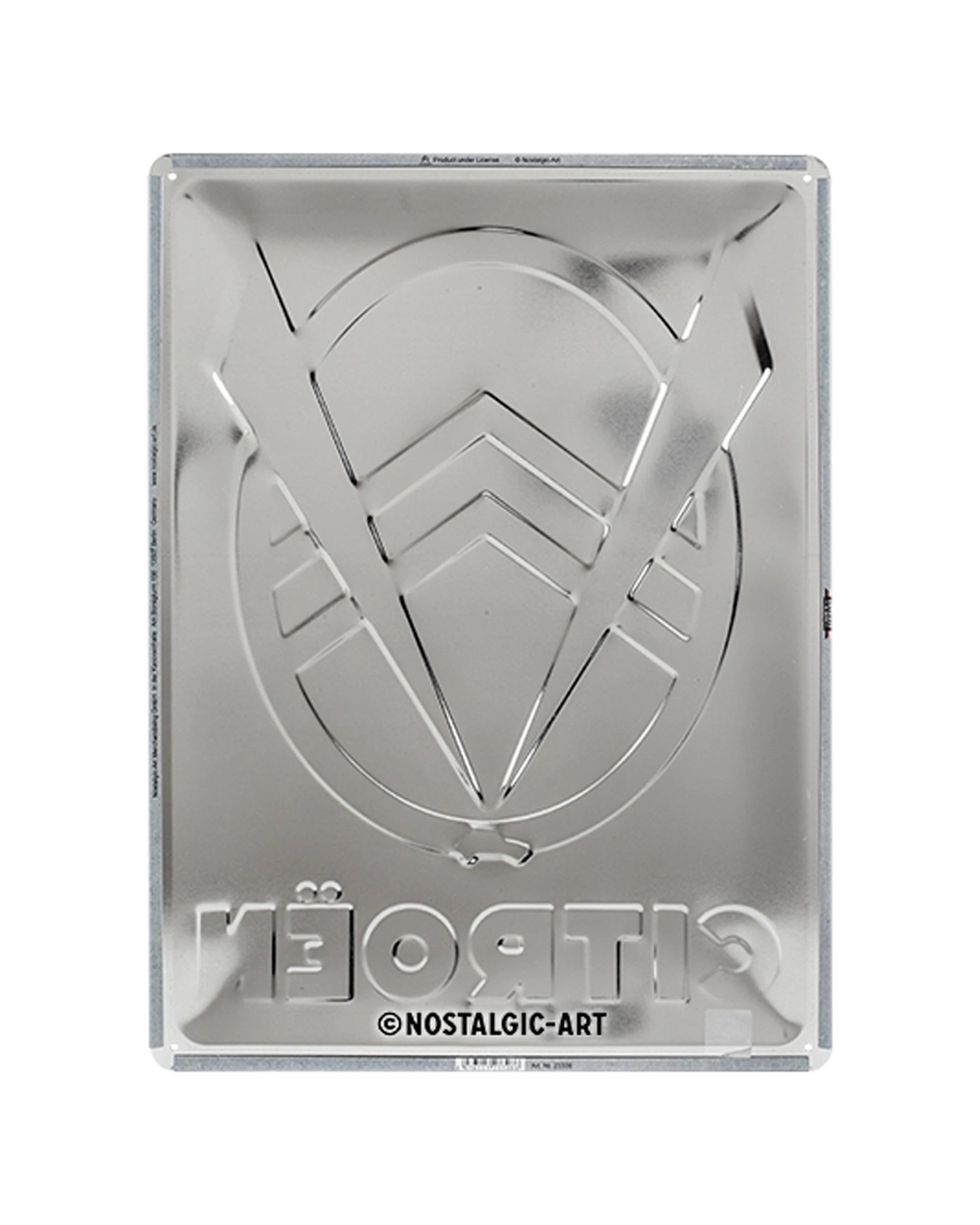 2 Nostalgic-Art Large 30x40cm Metal Wall Art Sign Plaque - Citroen Since 1919 - Multi, 2 of 3