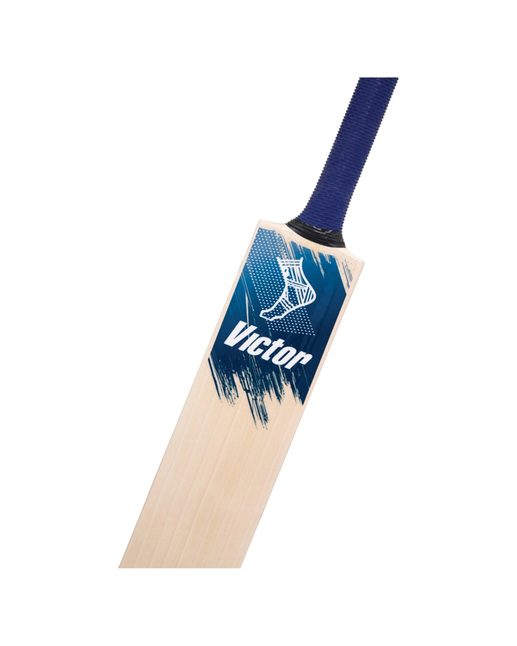 6 Victor Sports Pro Level Cricket Bat Grade 1 English Willow Prime - Blue, 6 of 7