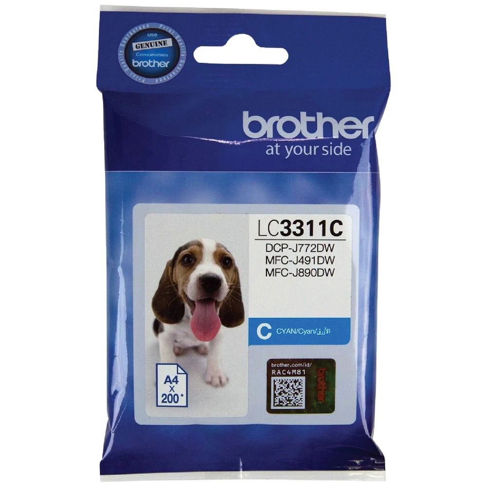 1 Brother LC 3311 Ink Cartridge Cyan, 1 of 2