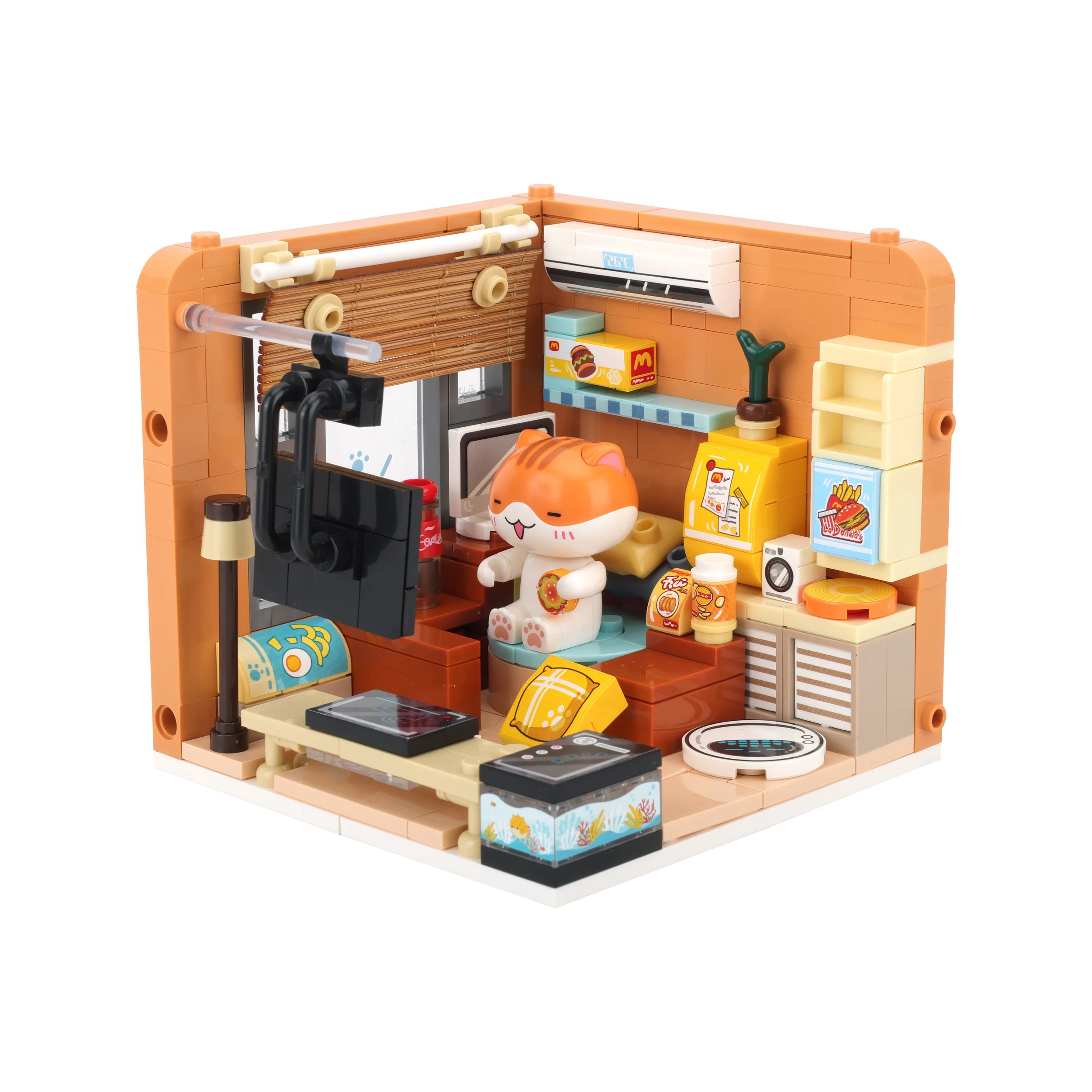 3 Mini Blocks Building Series: Cat Playset - Assorted, 3 of 10