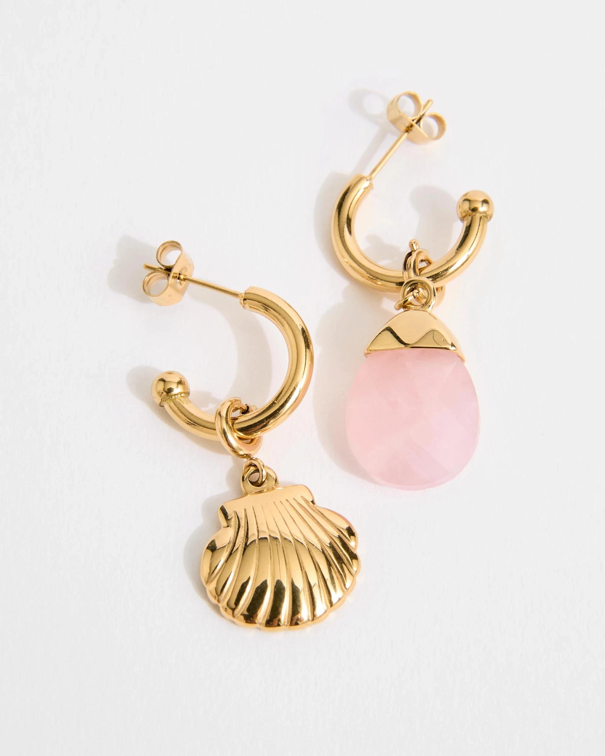 5 Target Woman Waterproof 3 Pack Beach Theme Charm Set GOLD, 5 of 5