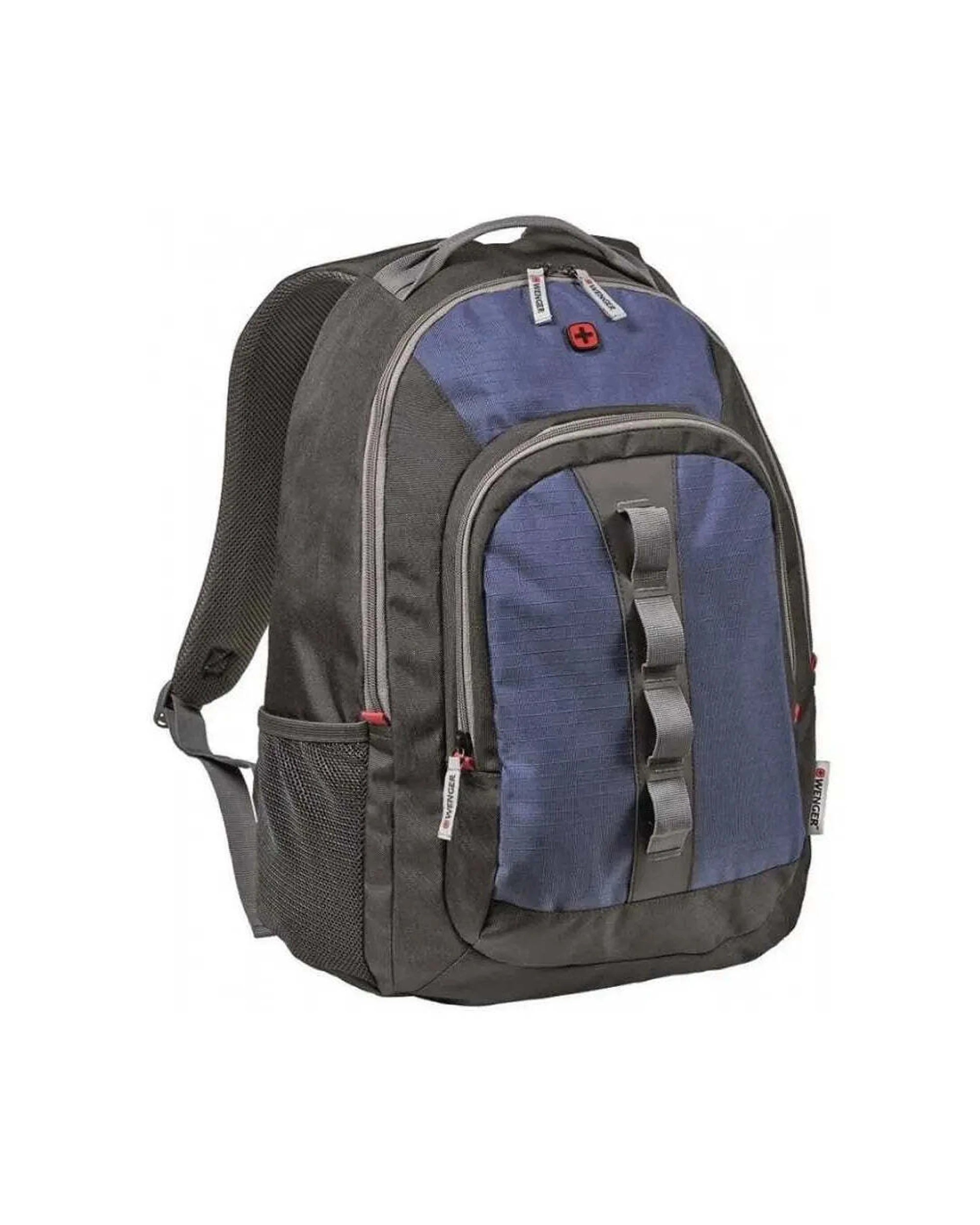 1 Wenger Mars 16in Laptop Backpack with Tablet Pocket Padded Laptop Compartment Organiser 24L - Blue, 1 of 4