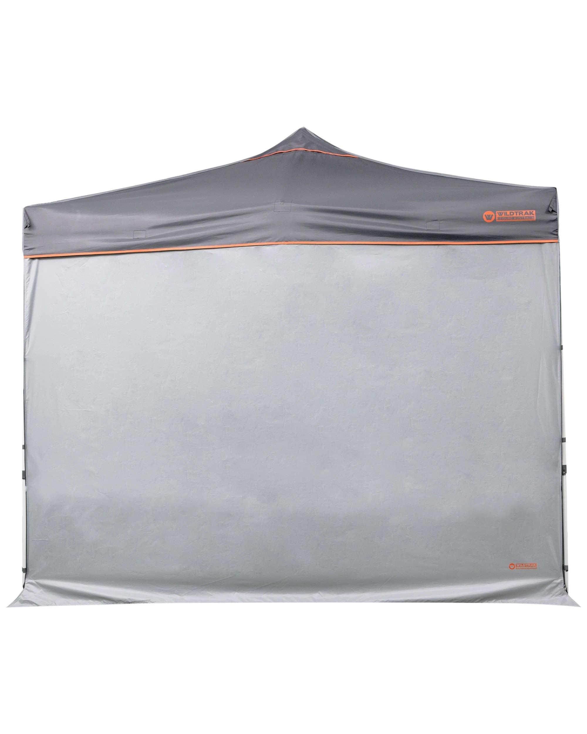 2 Wildtrak Solid Wall 2.4 For Camping 2.4m Gazebo 150D Polyester Hook N Loop - Grey, 2 of 3