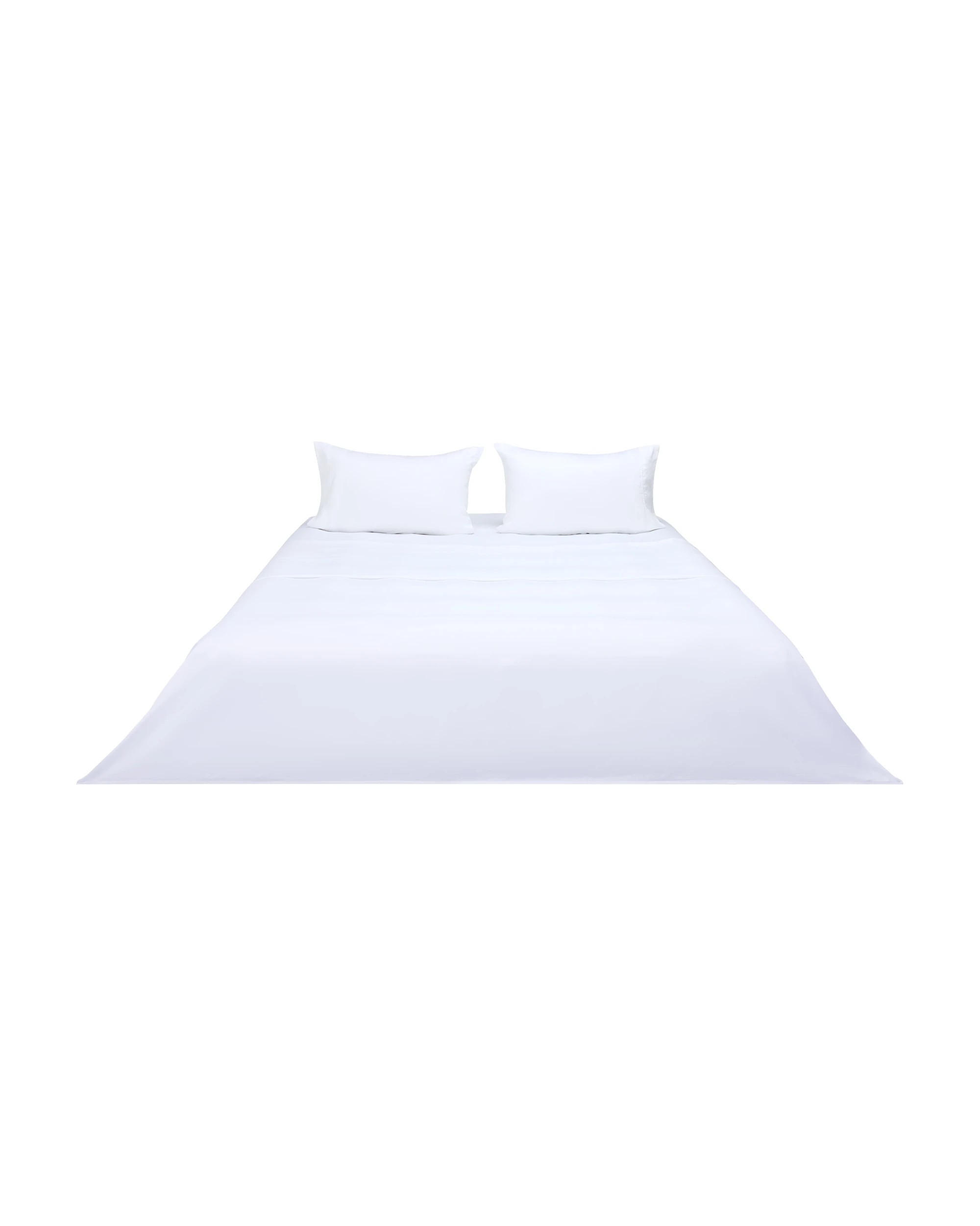 8 375 Thread Count Bamboo Sheet Set - King Bed, White, 8 of 9