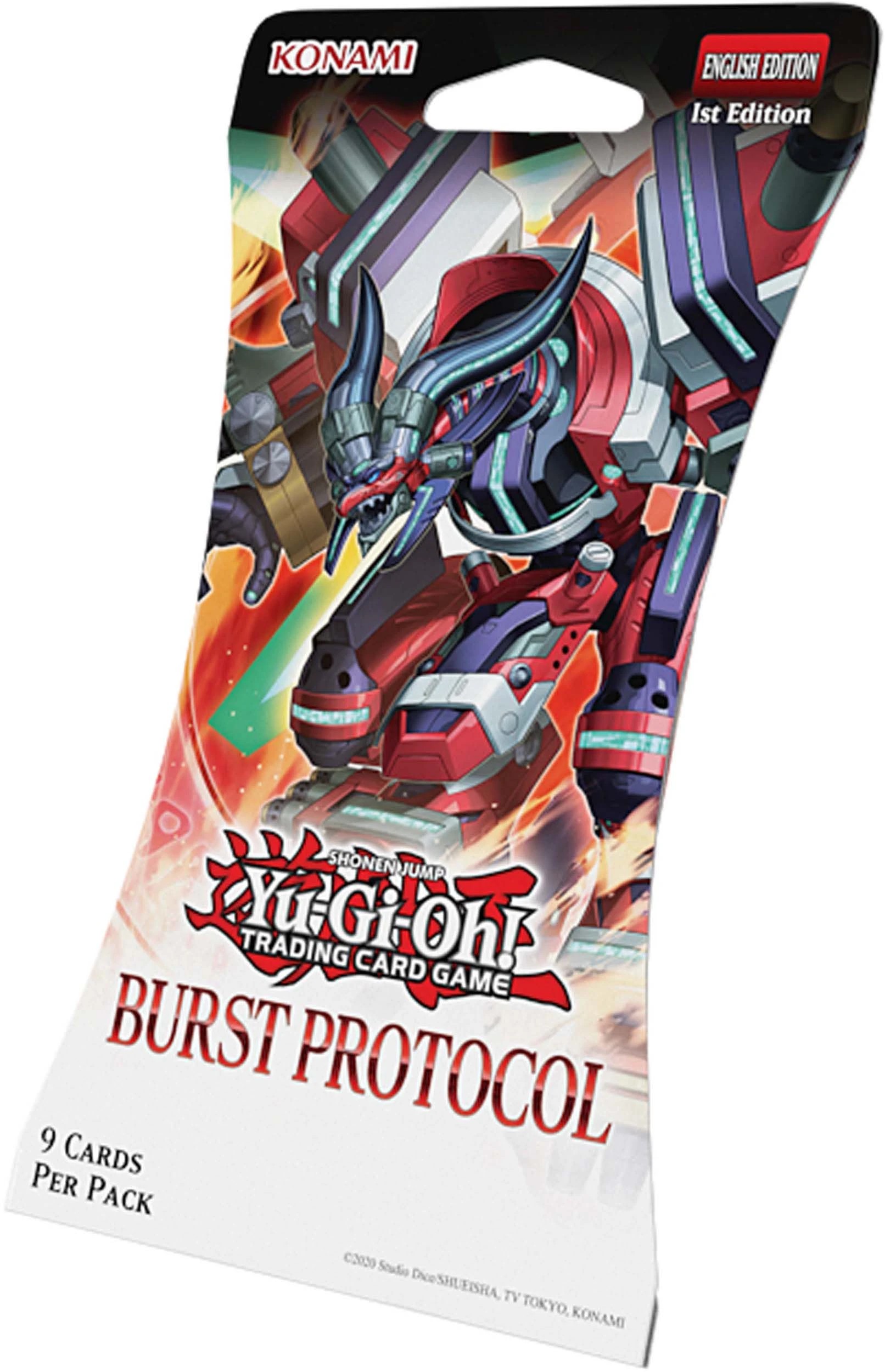2 Konami Shonen Jump Yu-Gi-Oh! Trading Card Game: Burst Protocol 9 Card Blister, 2 of 3