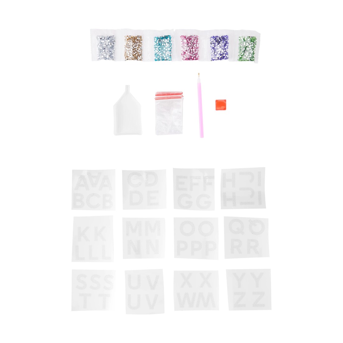 2 DIY Sparkle Gem Art Stickers, 2 of 3