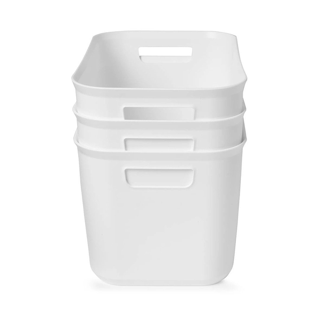 6 3 Pack 5.8L Utile Tub - Medium, White, 6 of 8