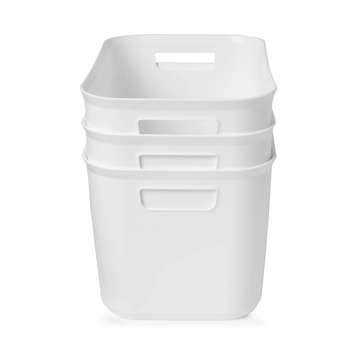 6 3 Pack 5.8L Utile Tub - Medium, White, 6 of 8