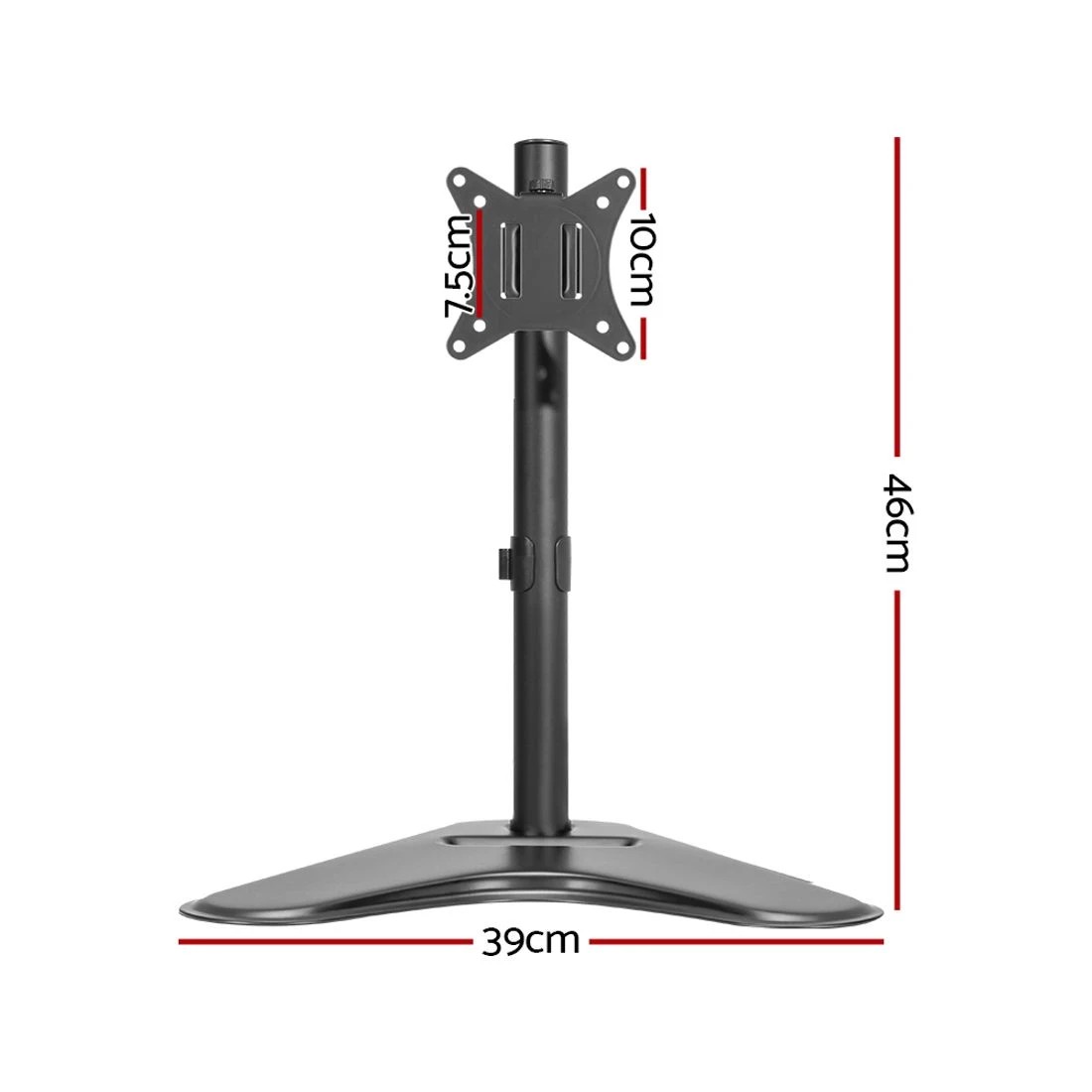 3 Artiss Monitor Arm Desk Mount Screen Holder - Black, 3 of 8