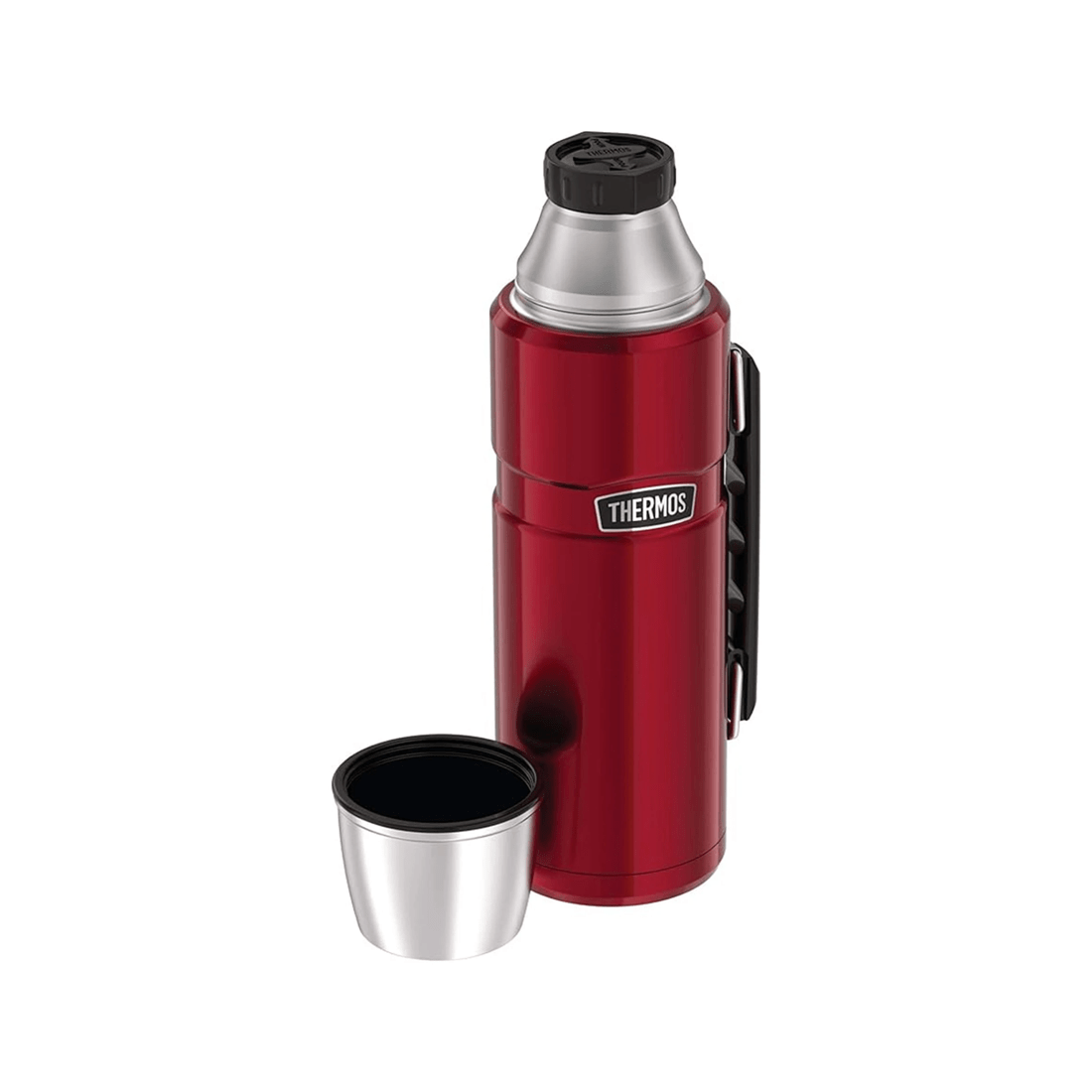 2 Thermos Stainless Steel King Vacuum Insulated Flask Drink Bottle Red 1.2l
 - Red, 2 of 3