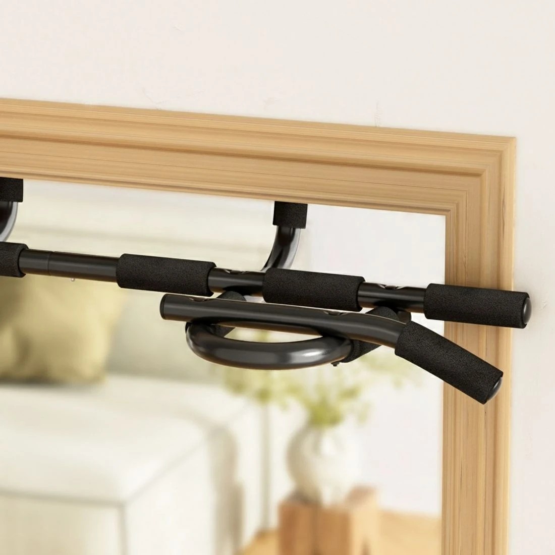 6 Everfit Pull Up Bar 104CM - Black, 6 of 6