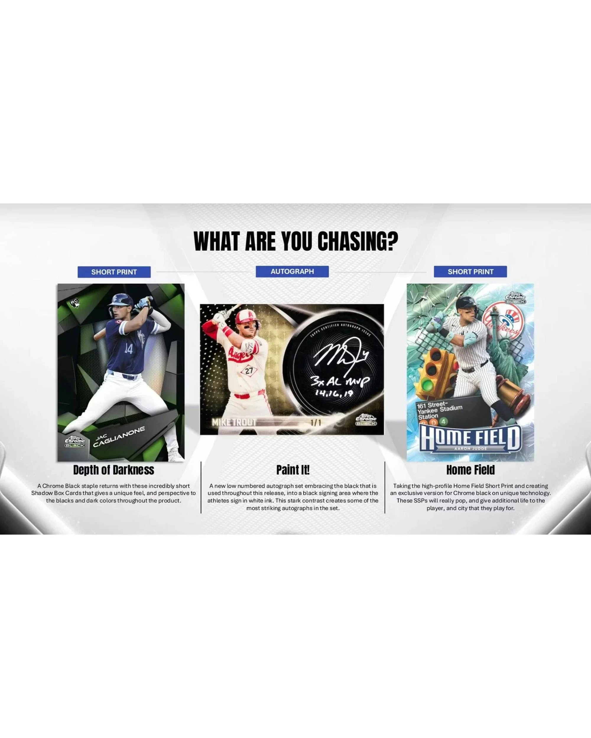 6 Topps 2026 MLB Chrome Black Baseball Hobby Box, 6 of 9