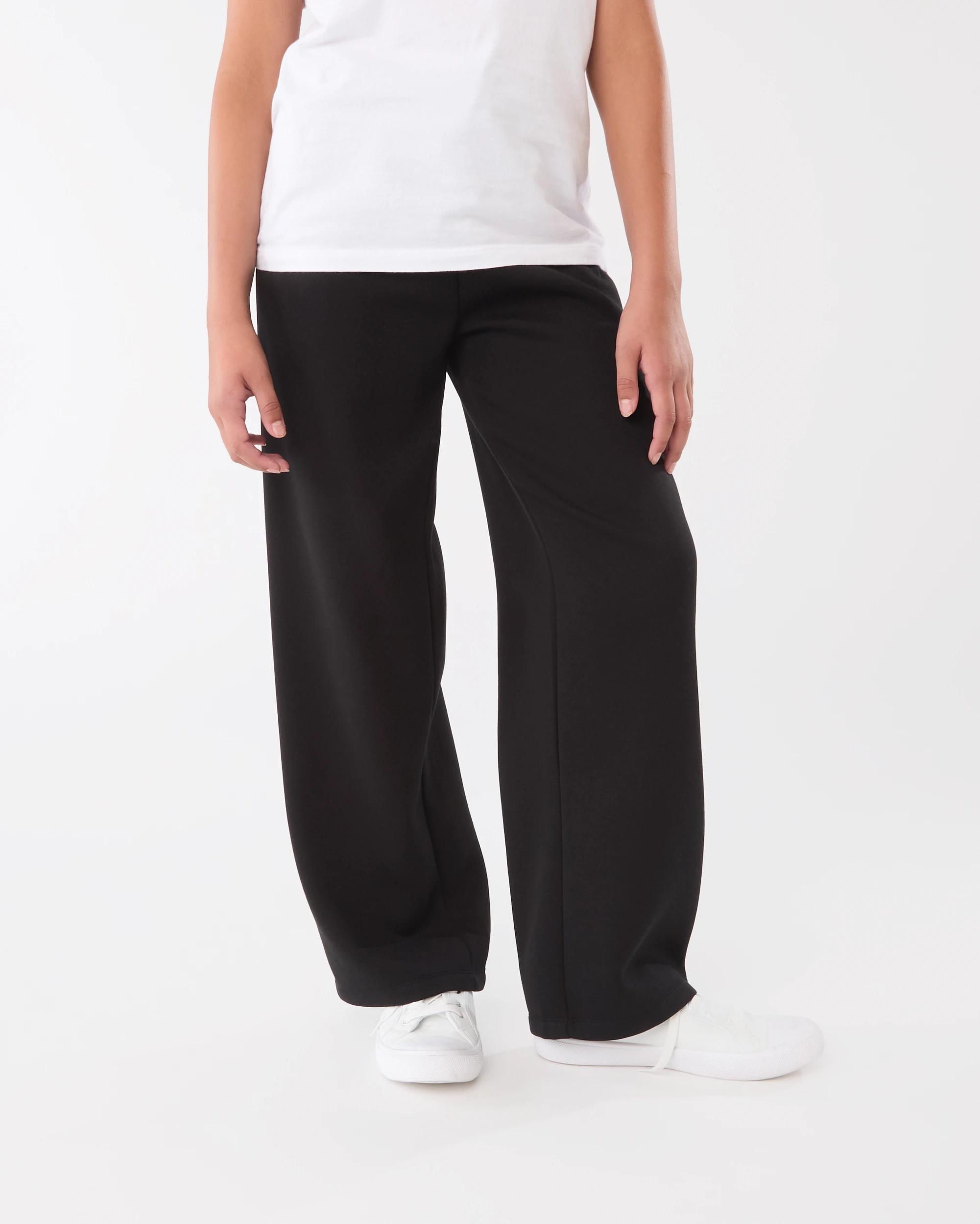 1 Wide Leg Trackpants Black, 1 of 6