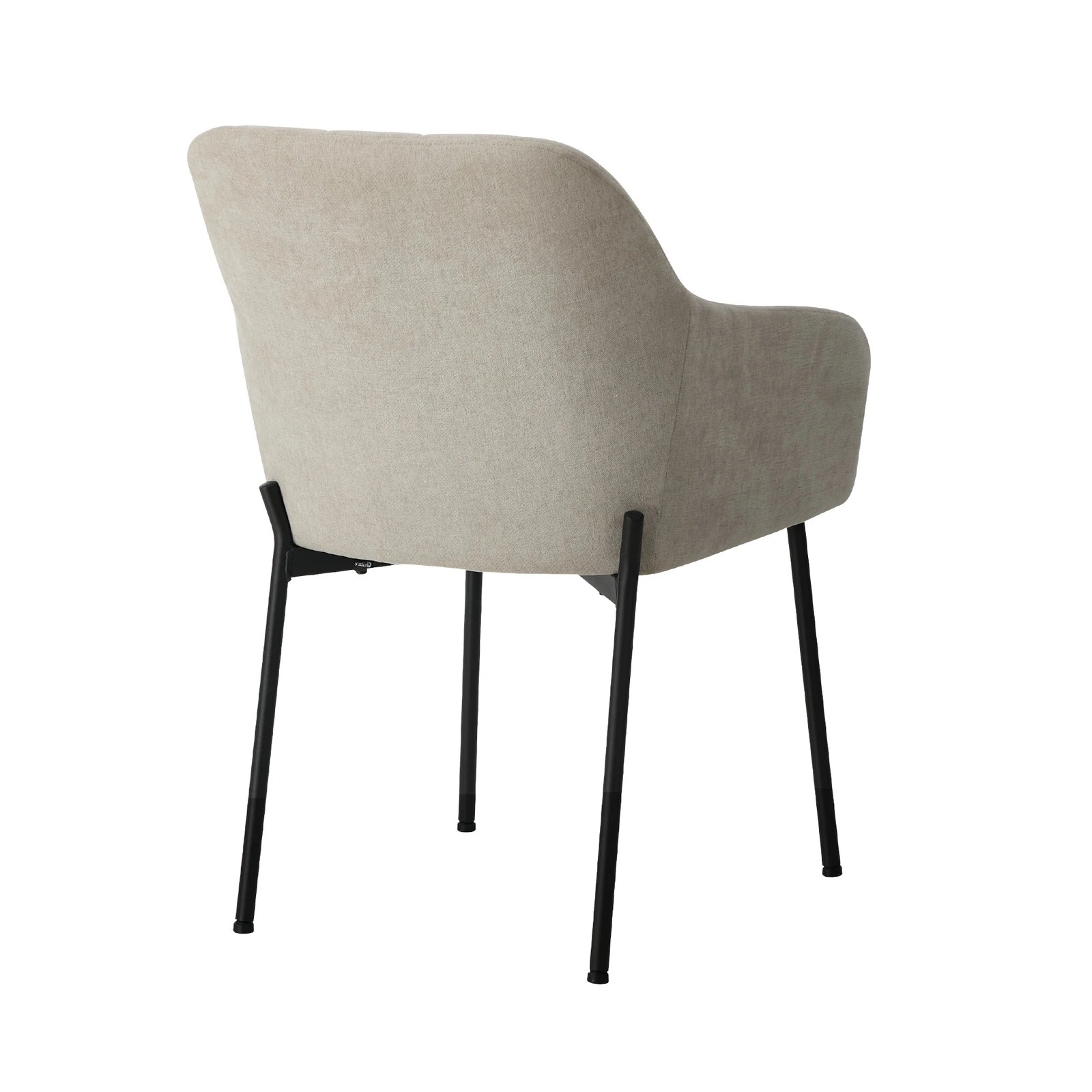 10 Oikiture 4x Dining Chairs Kitchen Accent Armchairs Linen Fabric - Beige, 10 of 10
