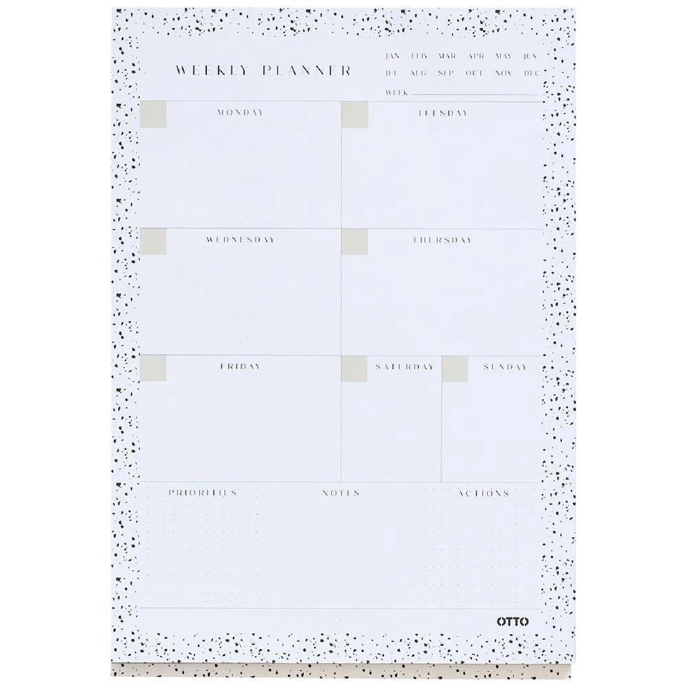 2 Otto A4 Weekly Business Desk Planner 60 Sheets, 2 of 2