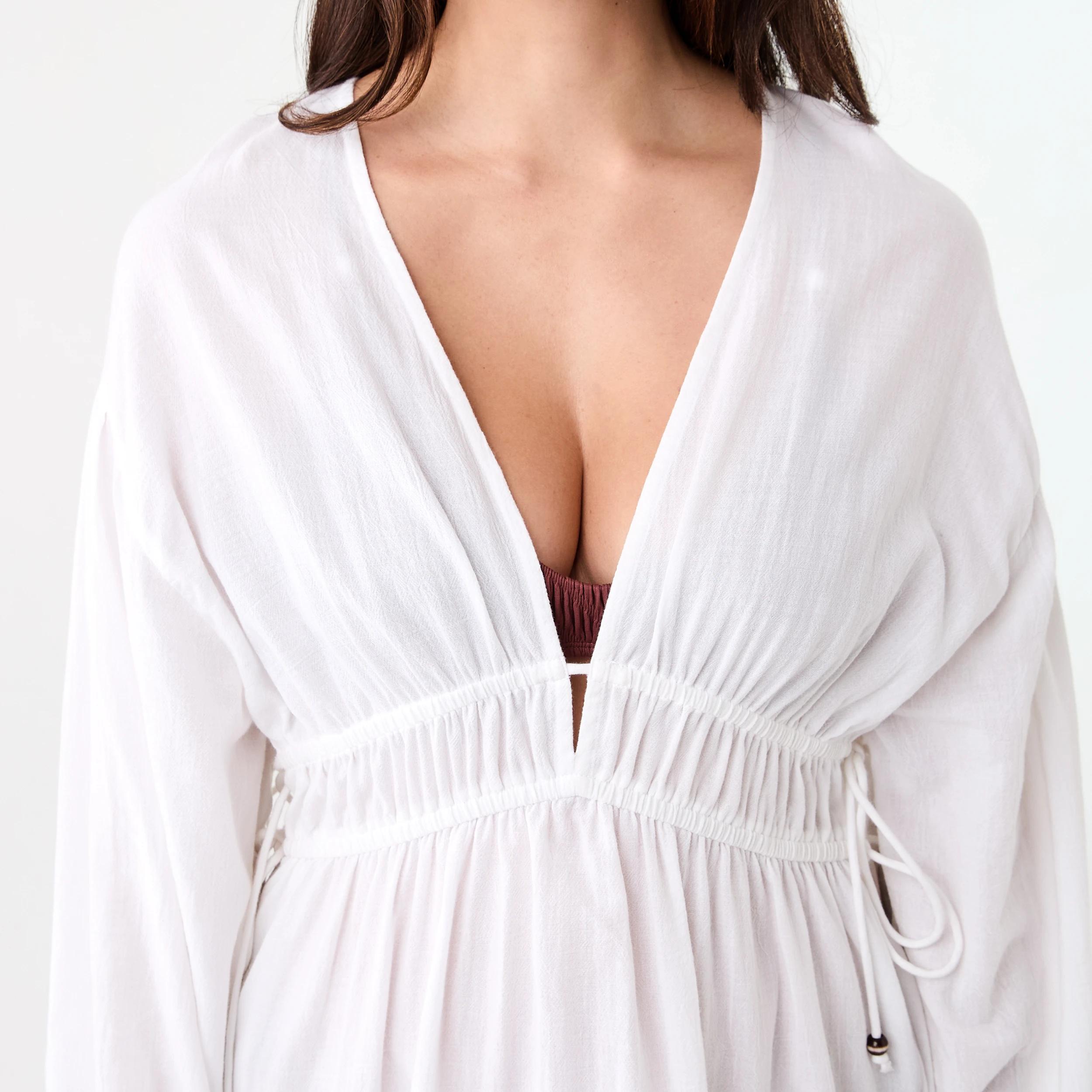 5 Beach Mini Dress WHITE, 5 of 7
