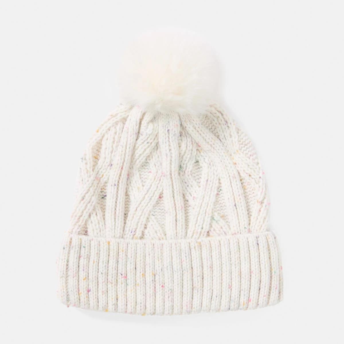1 Beanie Wht Multi, 1 of 3